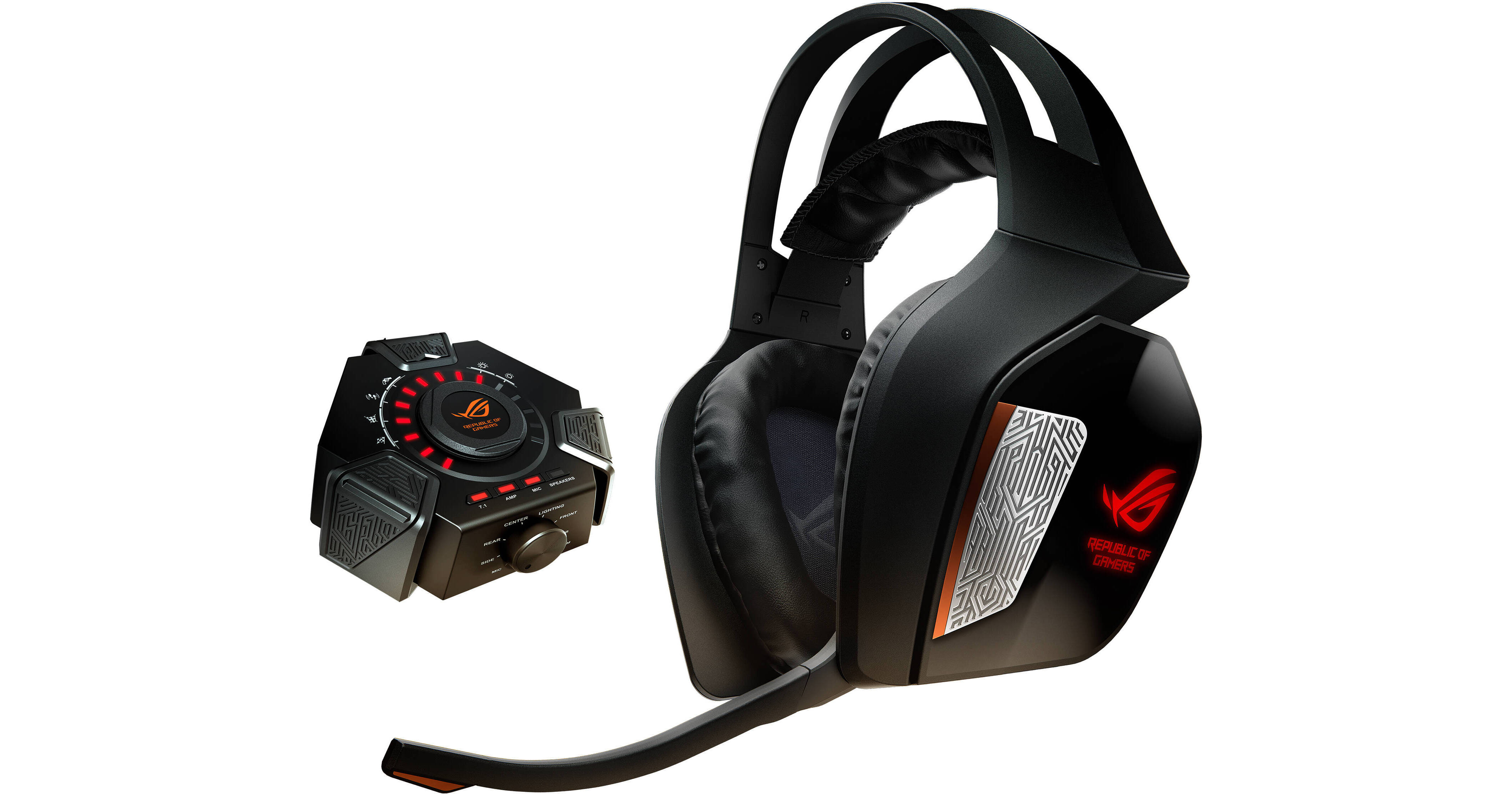 ASUS ROG CENTURION ゲーミングヘッドセット ASUS Republic of Gamers Centurion USB Gaming Headset ROG