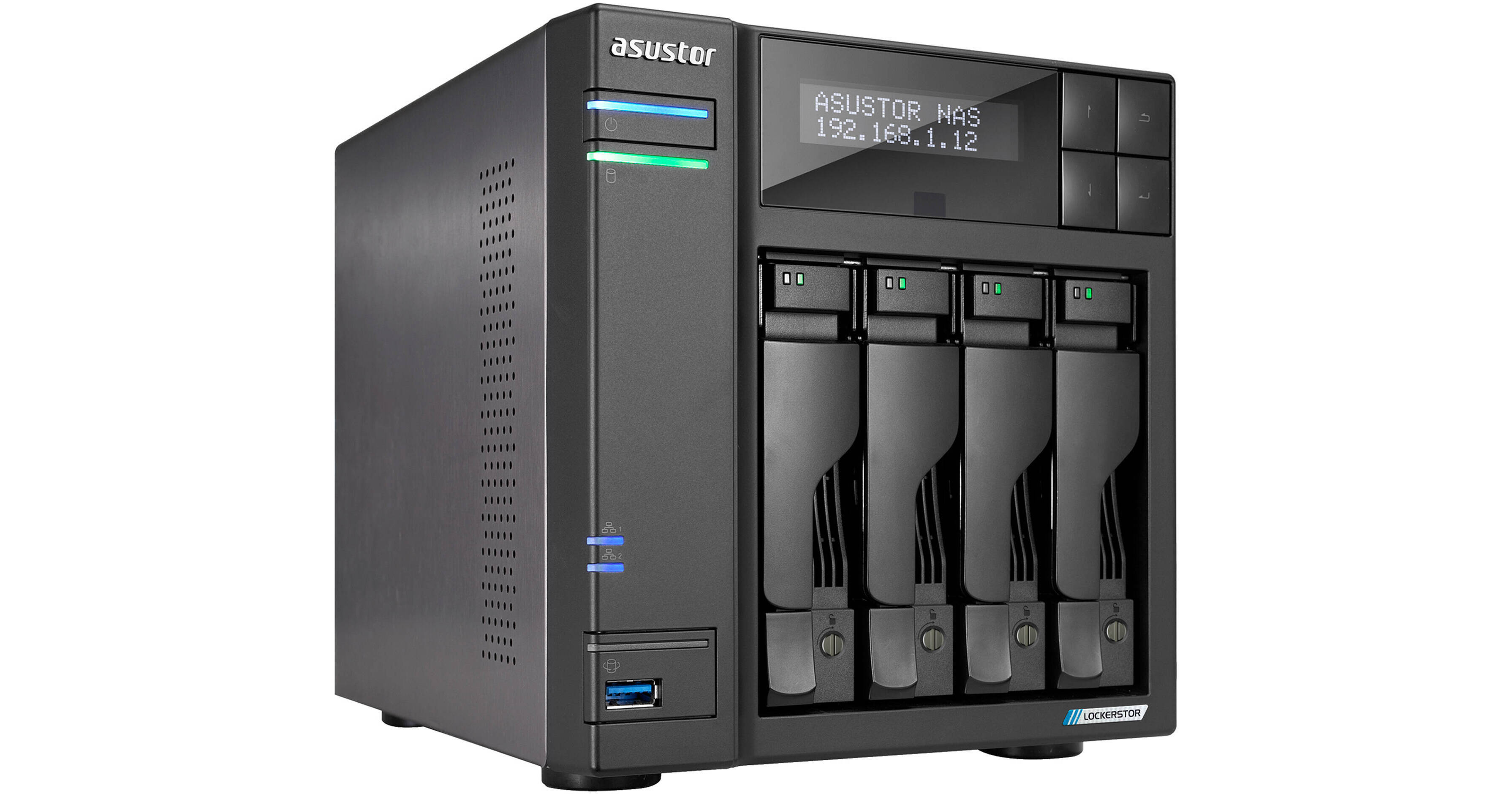 Asustor Lockerstor 4 Gen2+ 4-Bay NAS Enclosure AS6704T V2 B&H