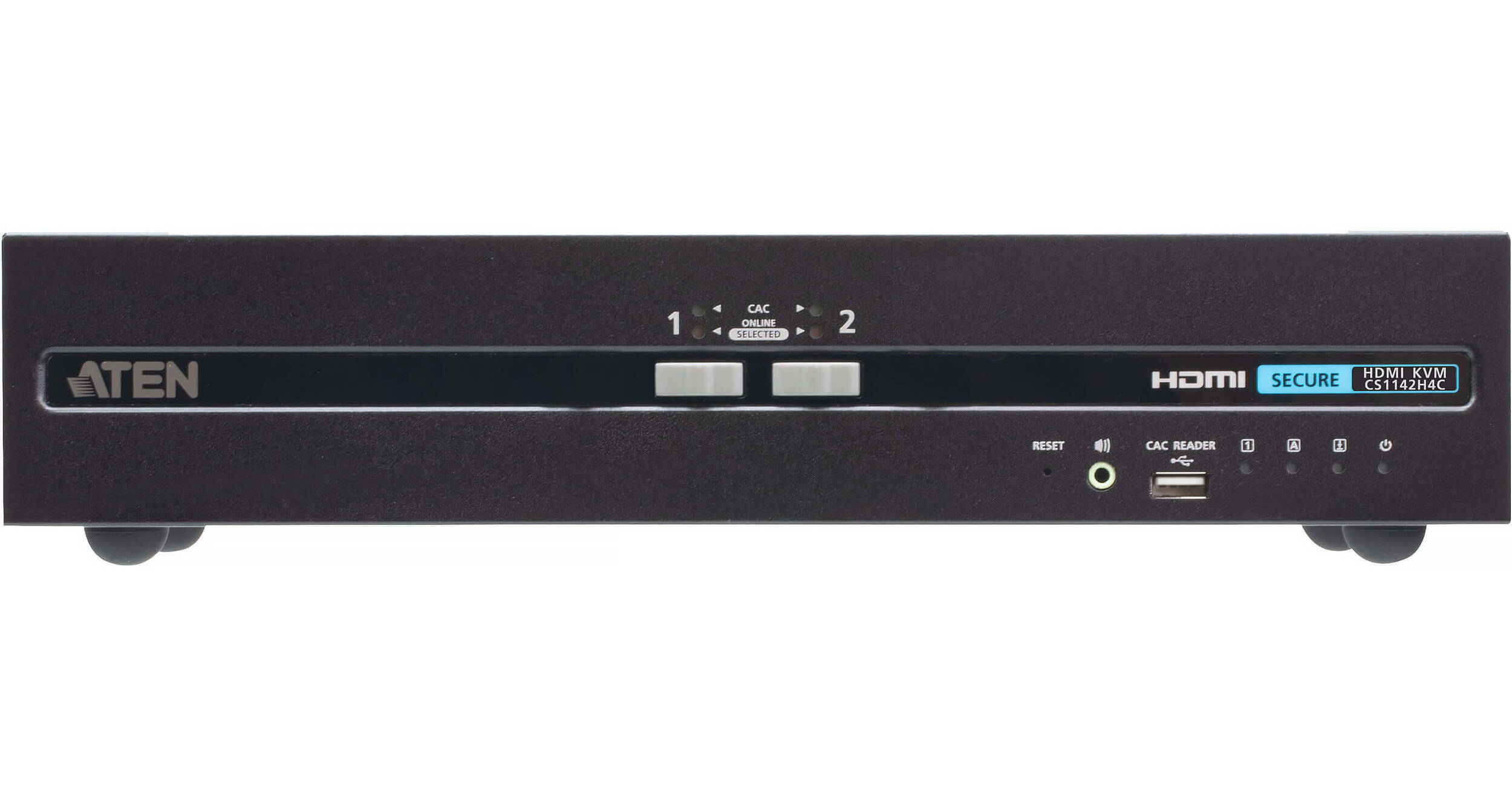 ATEN 2-Port USB HDMI Dual Display PP4.0 Secure KVM CS1142H4C B&H