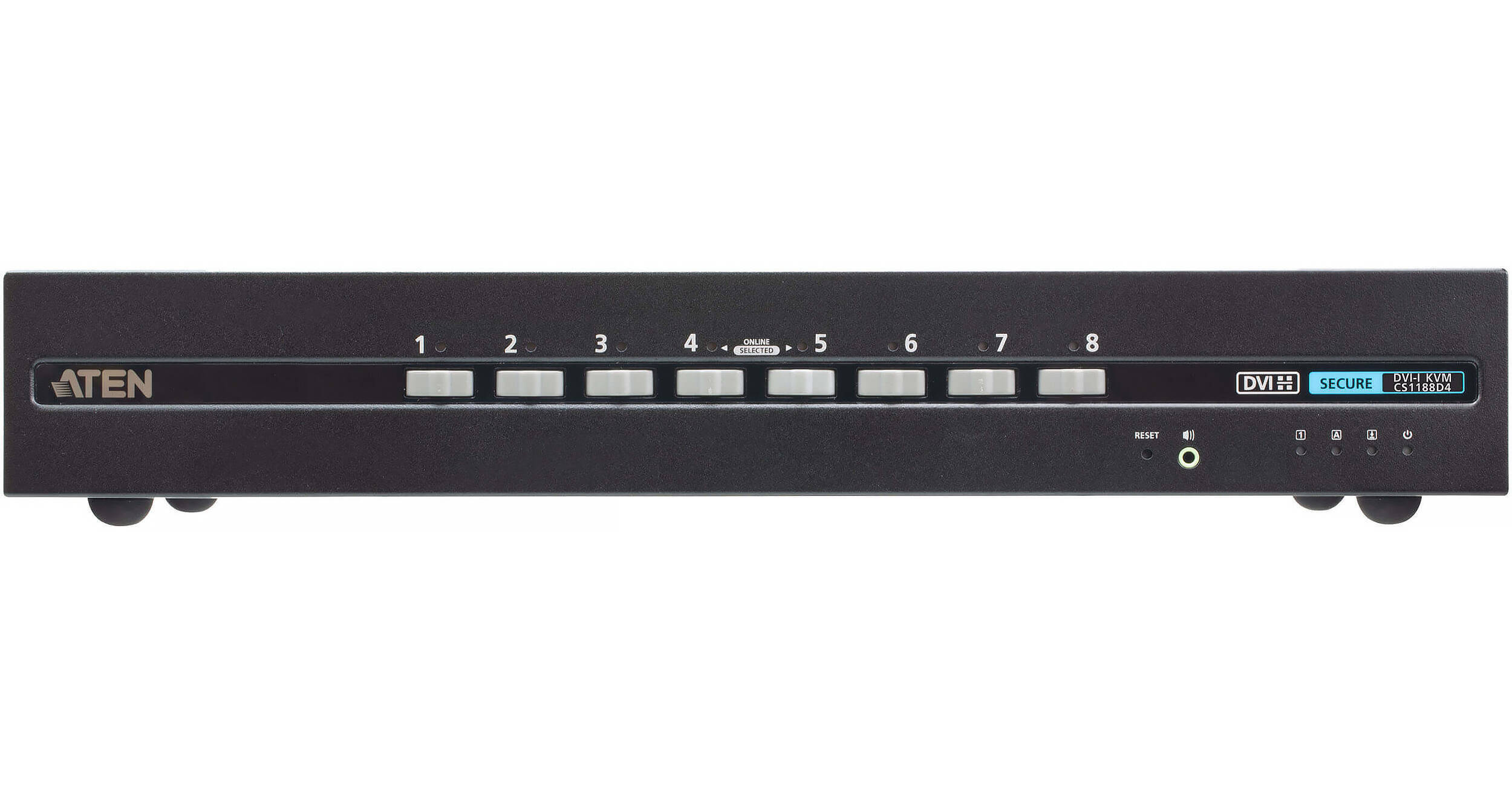 ATEN 8-Port USB Dvi Single Display PP4.0 Secure KVM CS1188D4 B&H