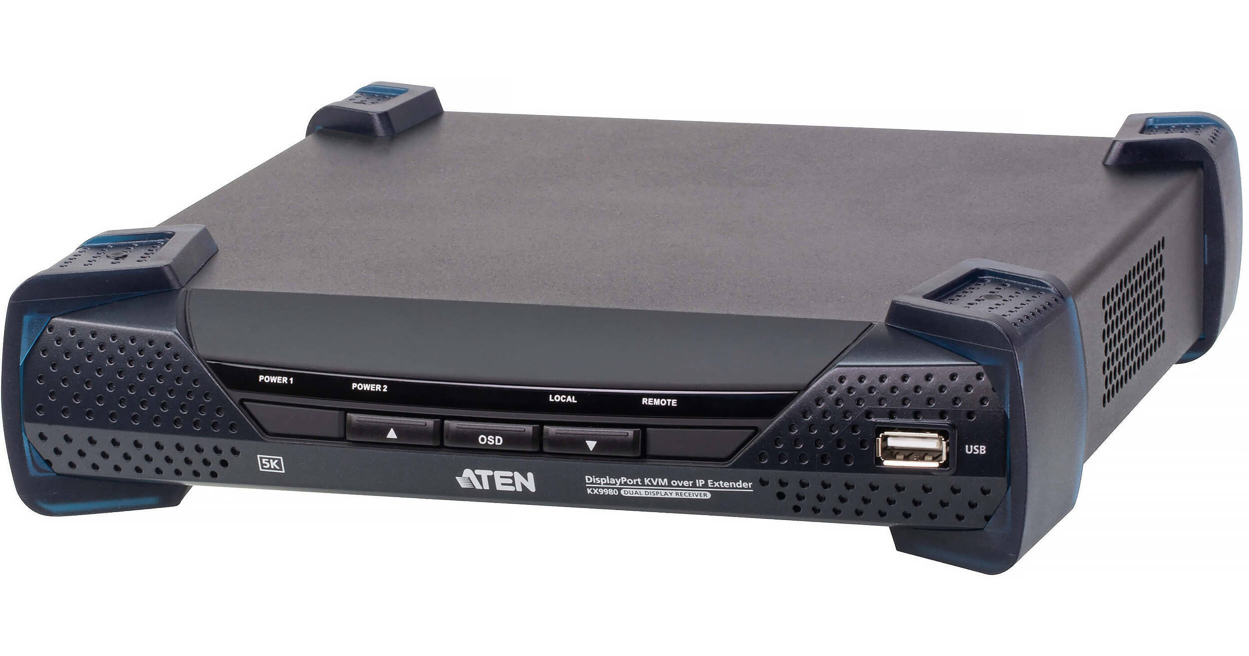 ATEN KX9980R 5K DisplayPort Dual-Display KVM over IP KX9980R B&H