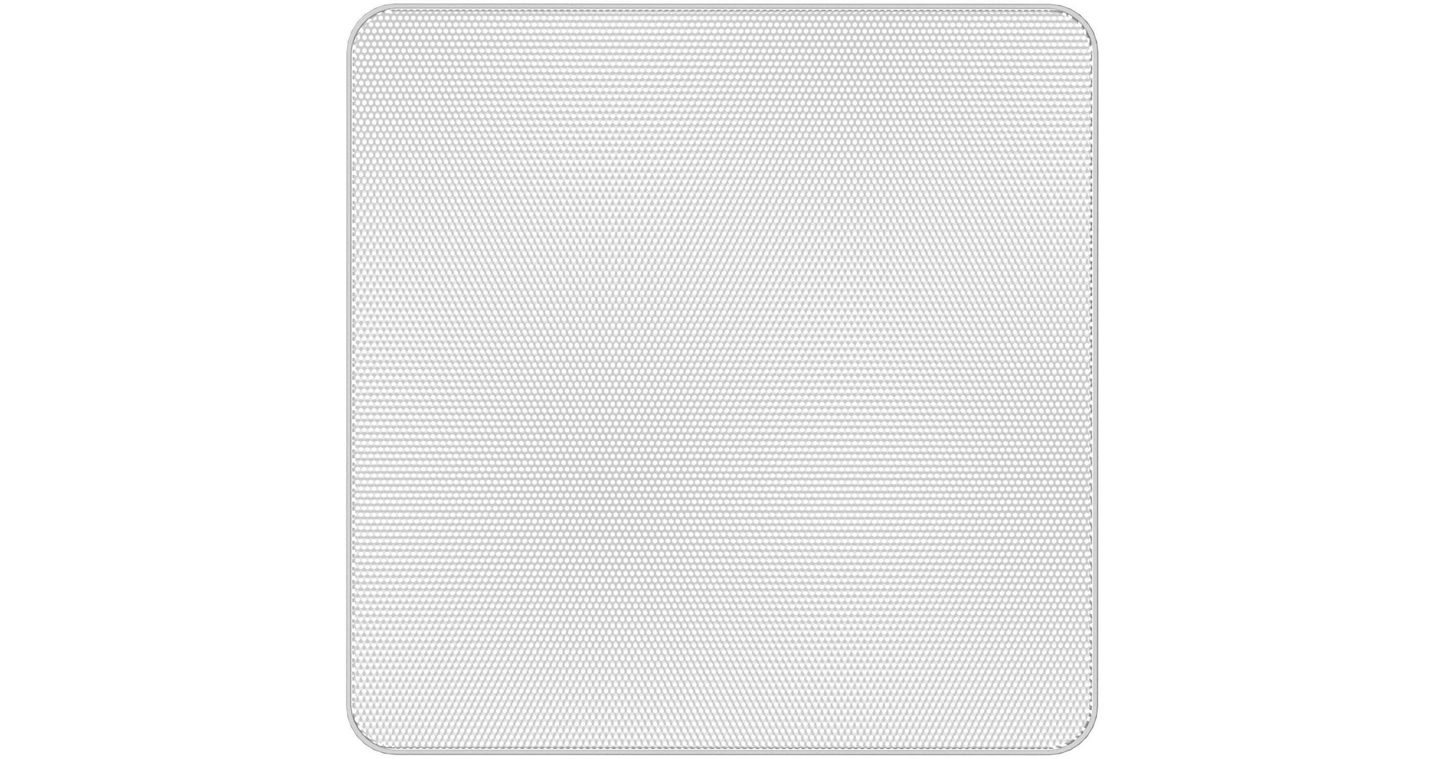 AtlasIED Grill, Edgeless FAP63T Square Black with Logo EGS63W