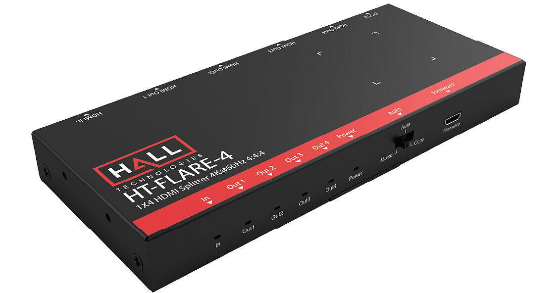 Spliter Ht Atlona 1x4 4K60 HDMI Splitter AT-ROND-H2214 B&H Photo Video