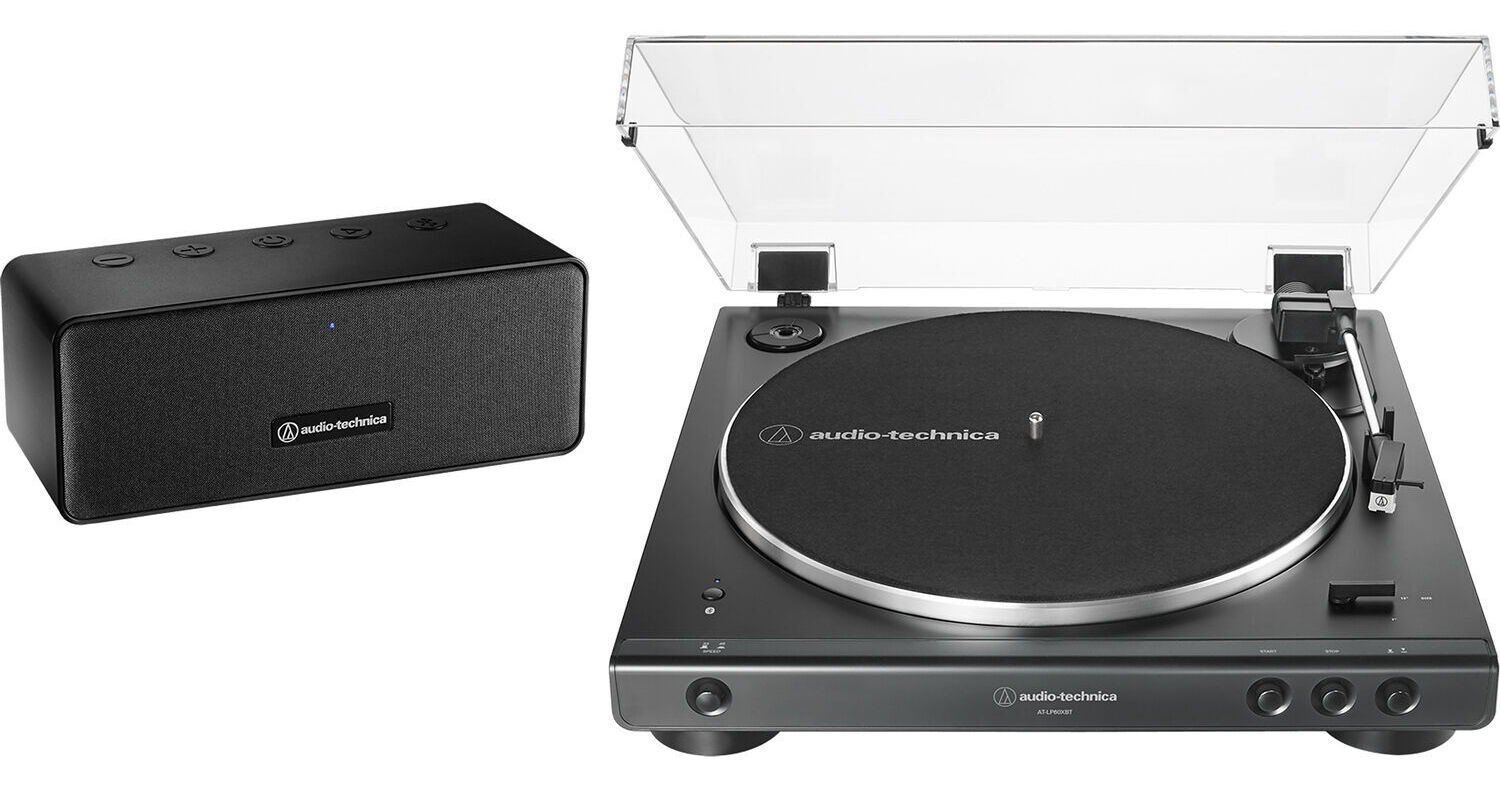 Audio-Technica Consumer AT-LP60XSPBT Fully AT-LP60XSPBT-BK B&H