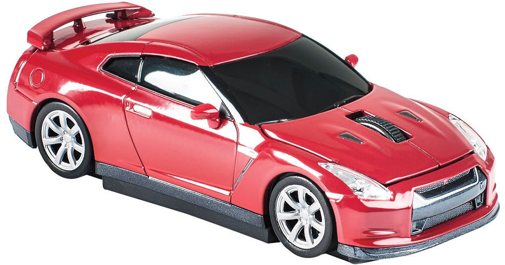 Nissan GT-R (R35) ワイヤレスマウス Automouse Nissan GTR (R35) 2.4 GHz Wireless Mouse (Red)