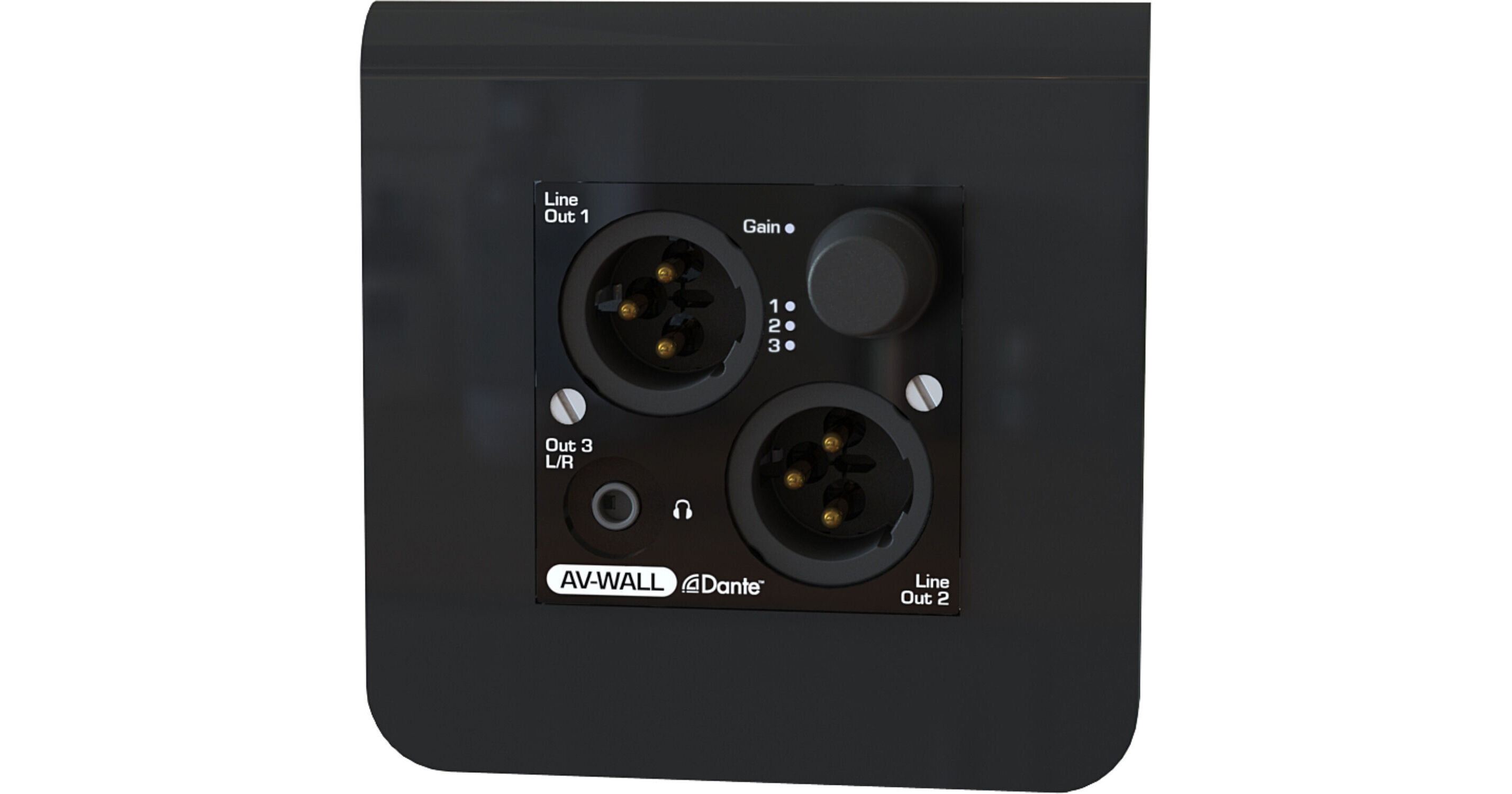 AuviTran AV-WALL-DT4o-FB Wall Mounted Stereo AV-WALL-DT4O-FB B&H