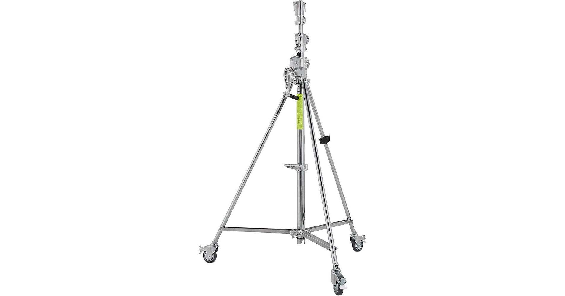 Geared Riser Used Avenger Wind-Up 39 Stand with Braked Wheels B6039CS B&H