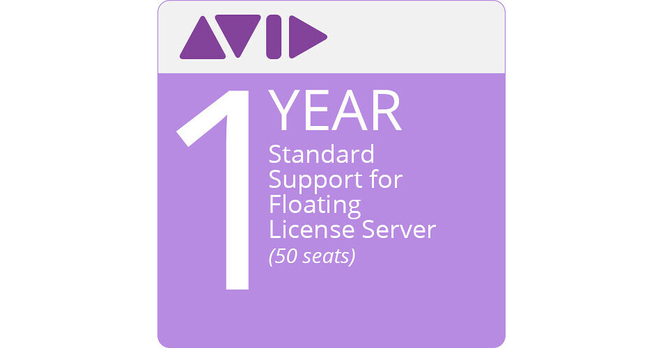 Standard Support License Avid Standard Support for Floating License Server 9920-65240-00