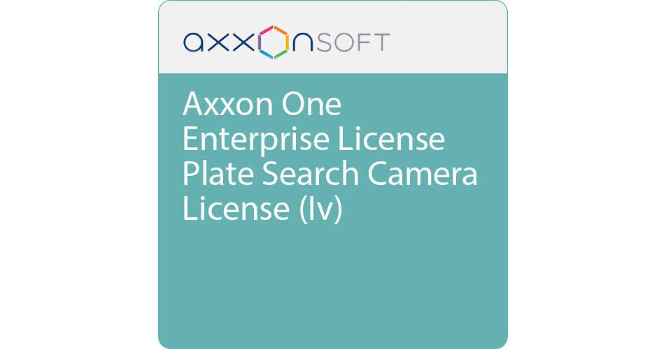 AxxonSoft Axxon One Enterprise License Plate AO-ENT-LPS-ADD B&H