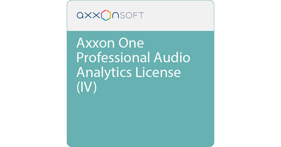 AxxonSoft Axxon One Professional Audio Analytics