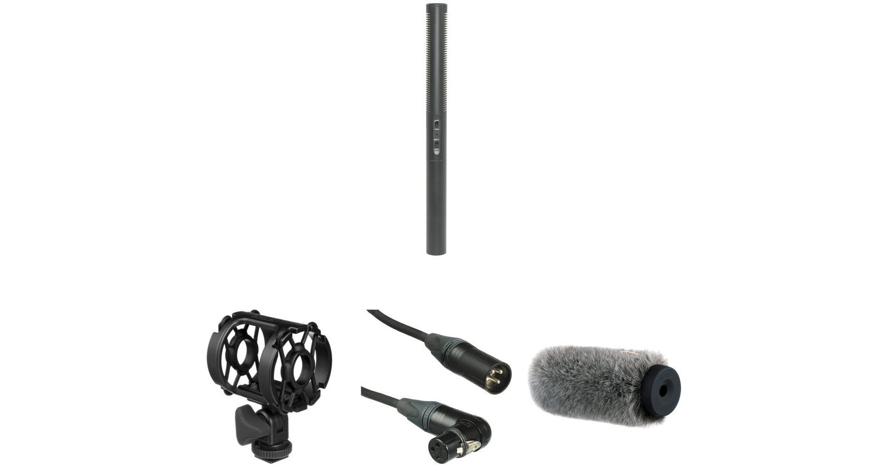 Azden SGM-250 Shotgun Microphone with Shockmount, Windshield,