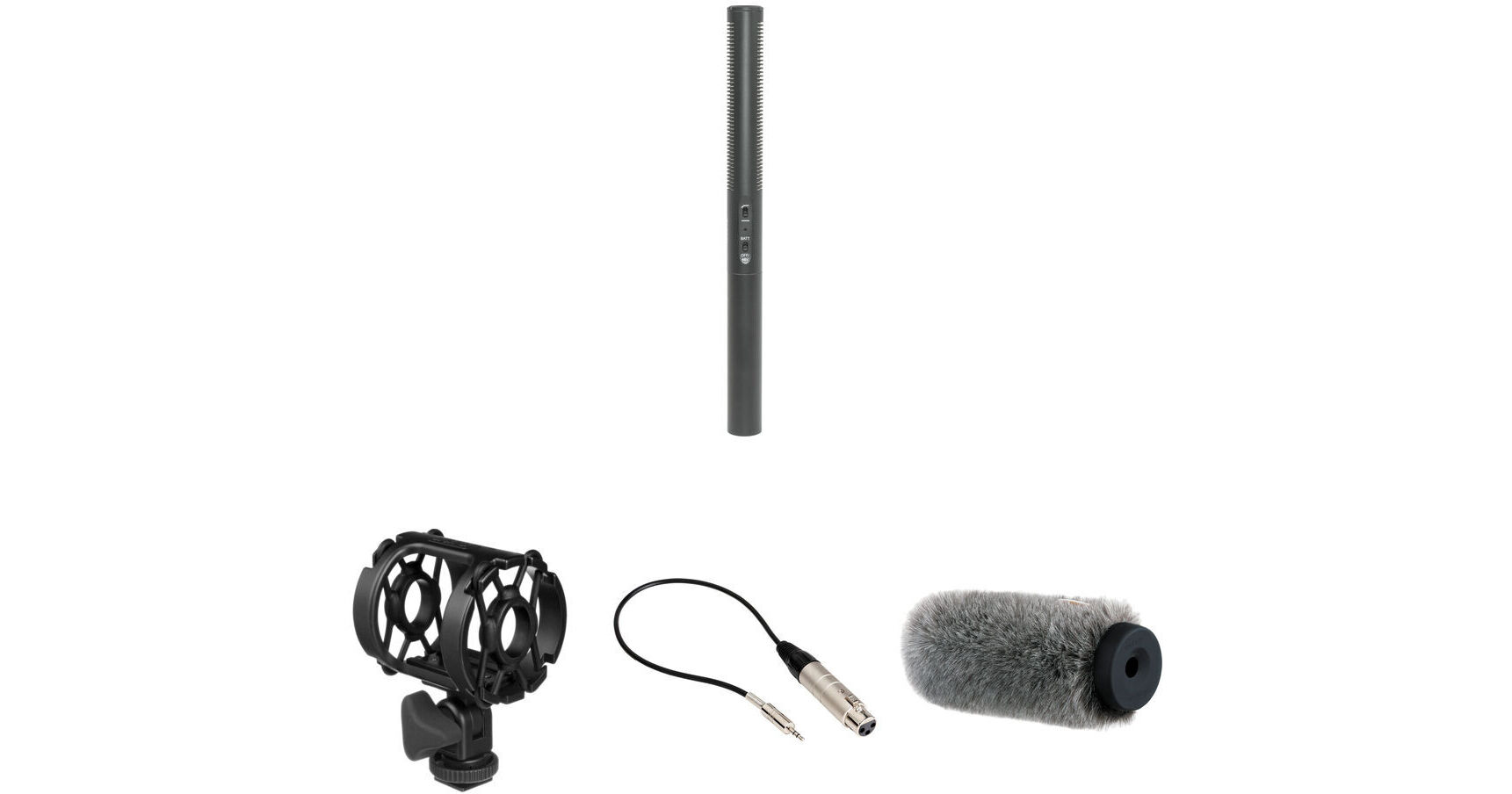 Kit de Micrófono de Cañón Azden Sgm 250P con Soporte Antivibración