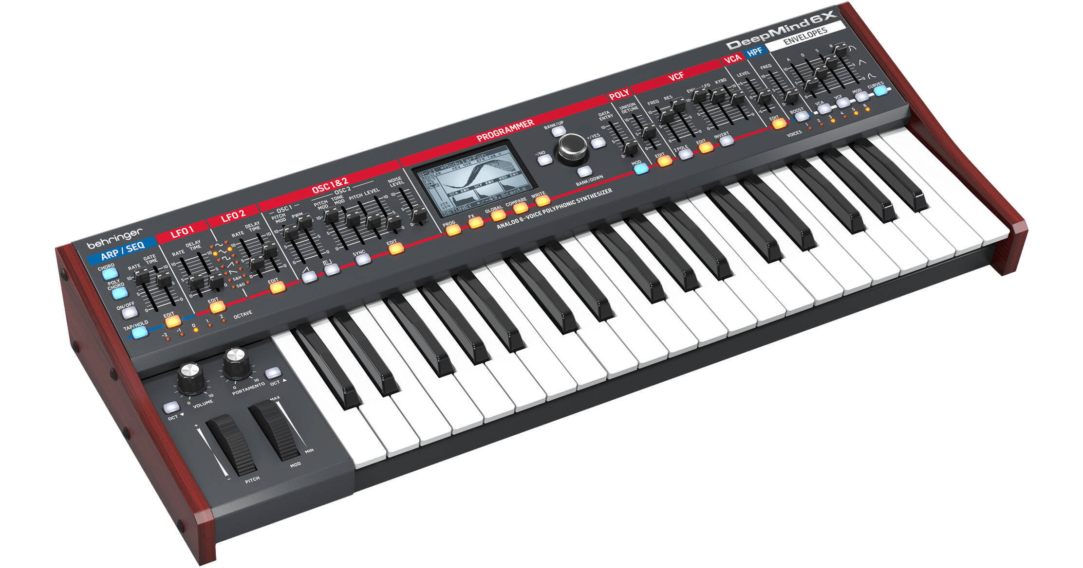 Behringer DEEPMIND 6X Analog 37-Key 6-Voice 0722-ACJ86-US1 B&H