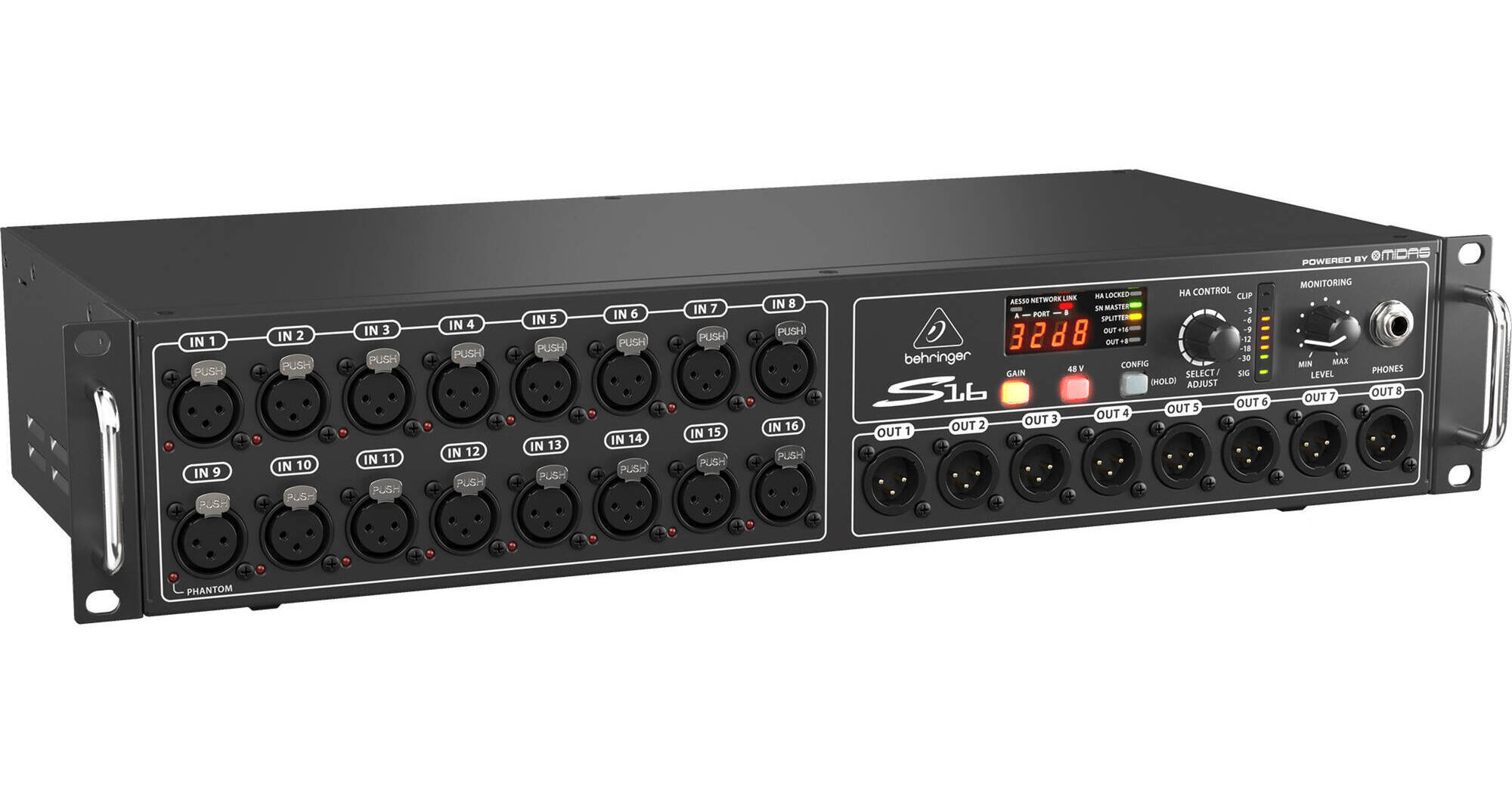 Behringer S16 Digital I O Stage Box 0606 ABC86 US1 B H Photo