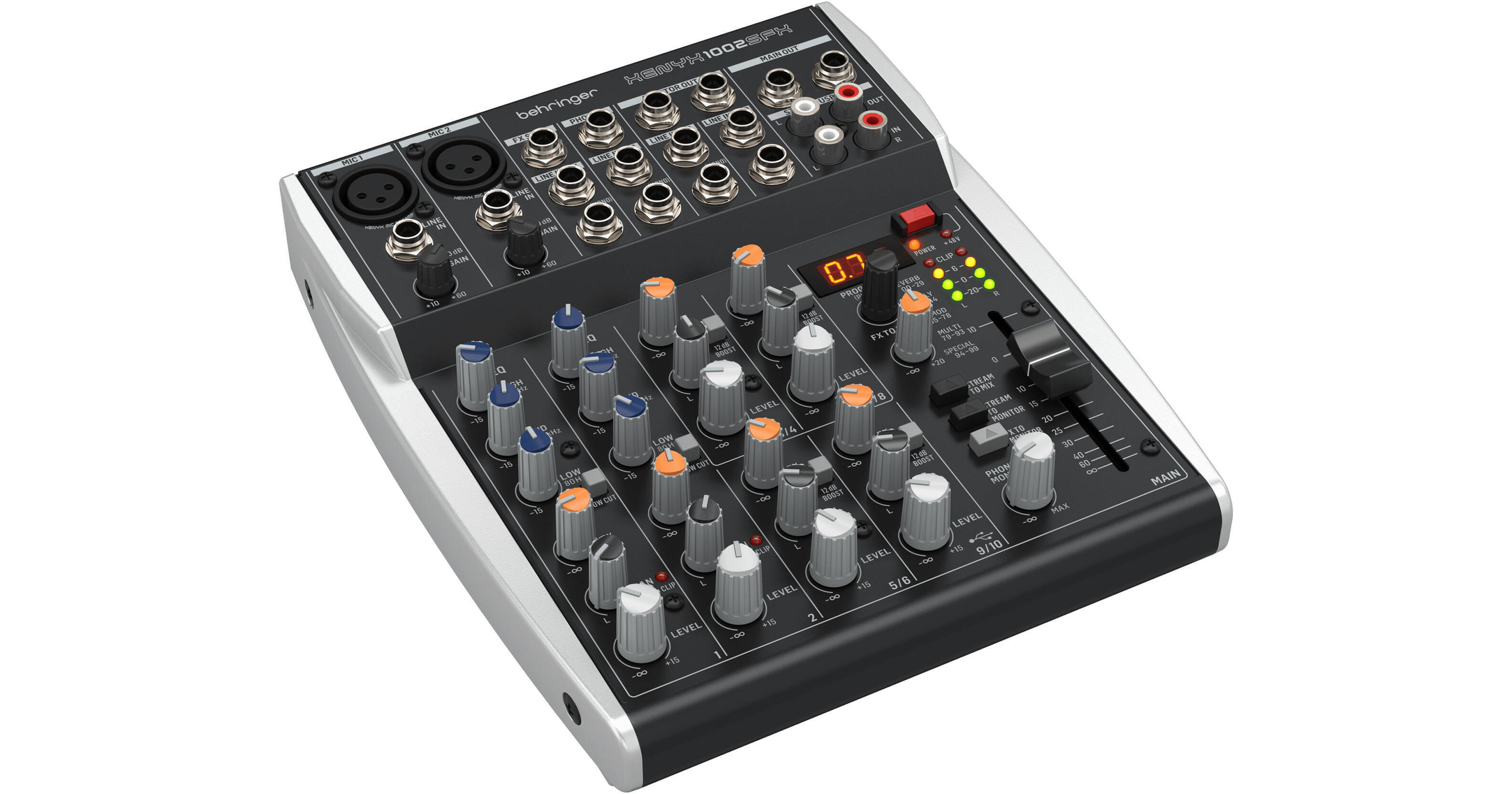 Behringer XENYX 1002SFX Premium Analog 10-Input 0601-AHQ86-US1