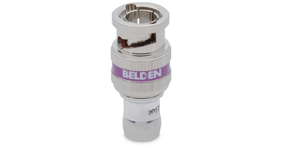 Belden 6 GHz Mini RG59 BNC Compression Connector 1855ABHD1 B&H