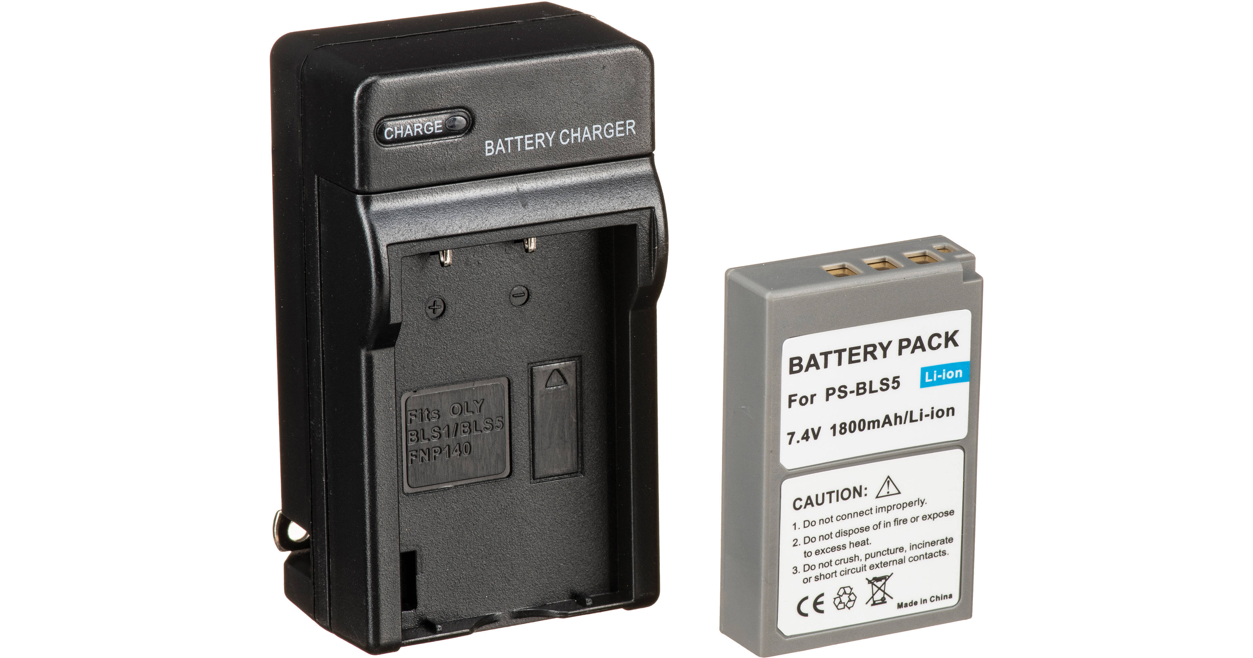 DSTE Kit 2 Batterie BLS-5 E Caricatore USB Per Olympus E-400, E-410, E-420, E-P1, E-PL1, E-M10 E Molte Altre – Alta Capacità, Protezioni Multiple