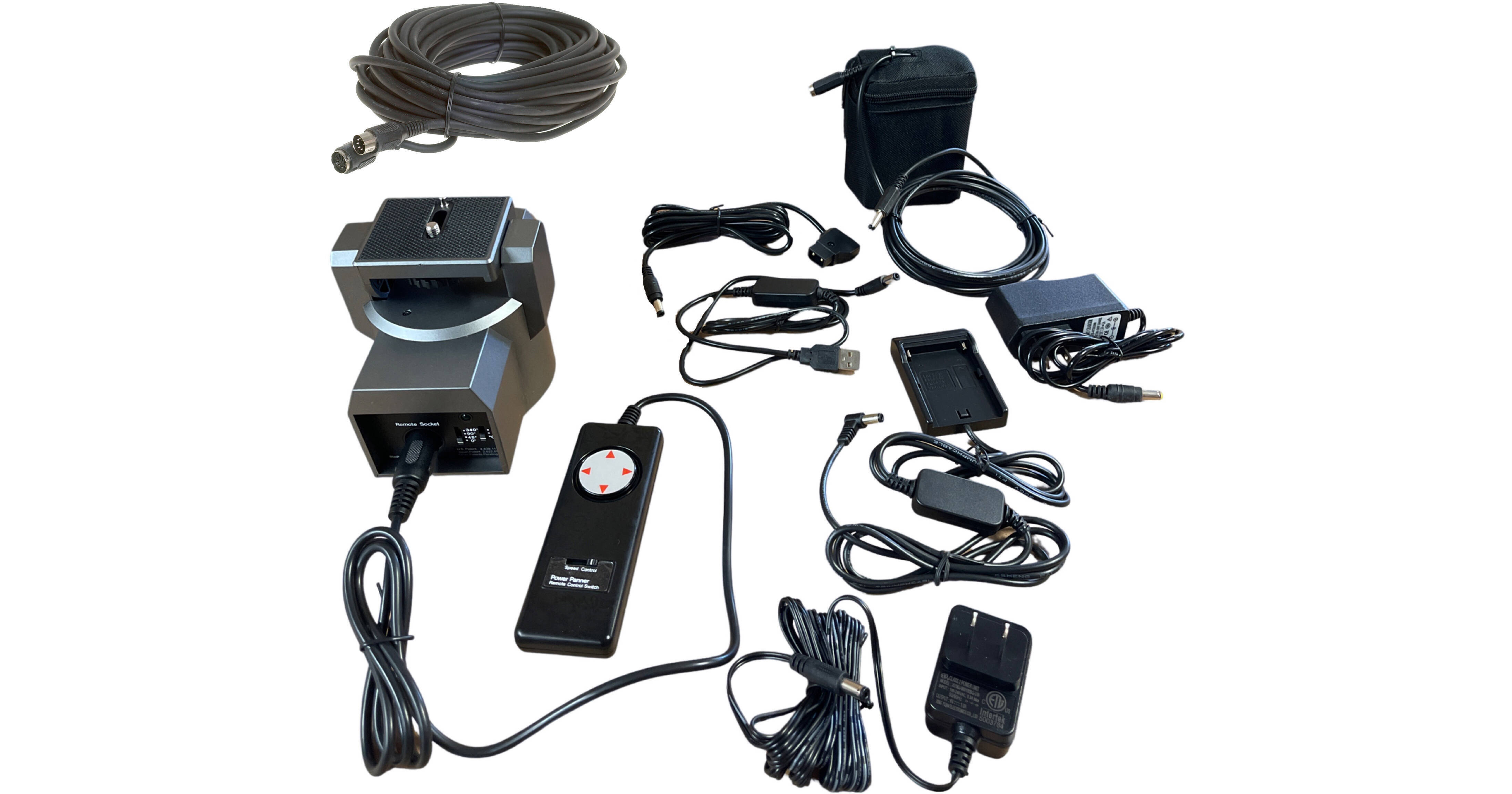Bescor MP101, MP6VA L-Series Plate, USB/D-Tap Cables &