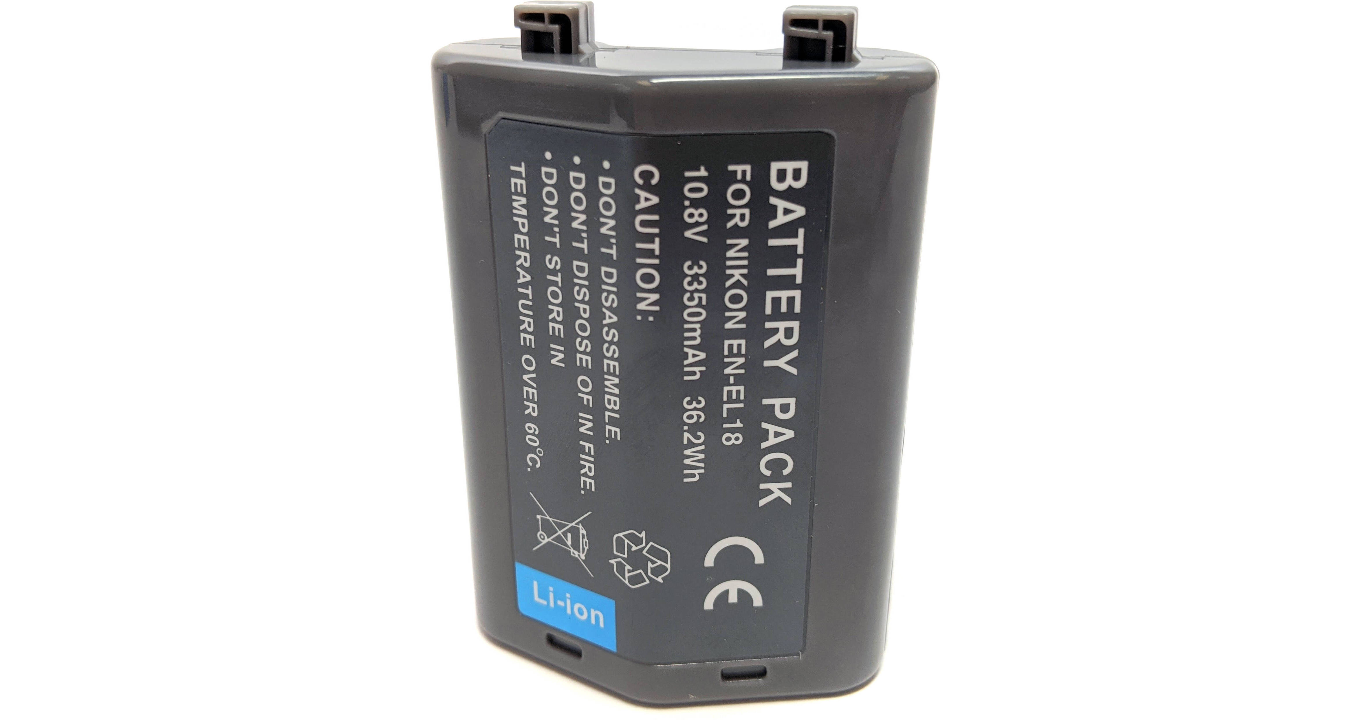 ビデオカメラ EN-EL18c Bescor Nikon EN-EL18C Style Lithium Ion Battery ENEL18C B&H
