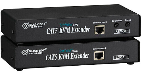 ACR1000A-R-R2 - KVM Over IP Matrix Receiver, DVI-D, USB 2.0 Black Box Türkiye