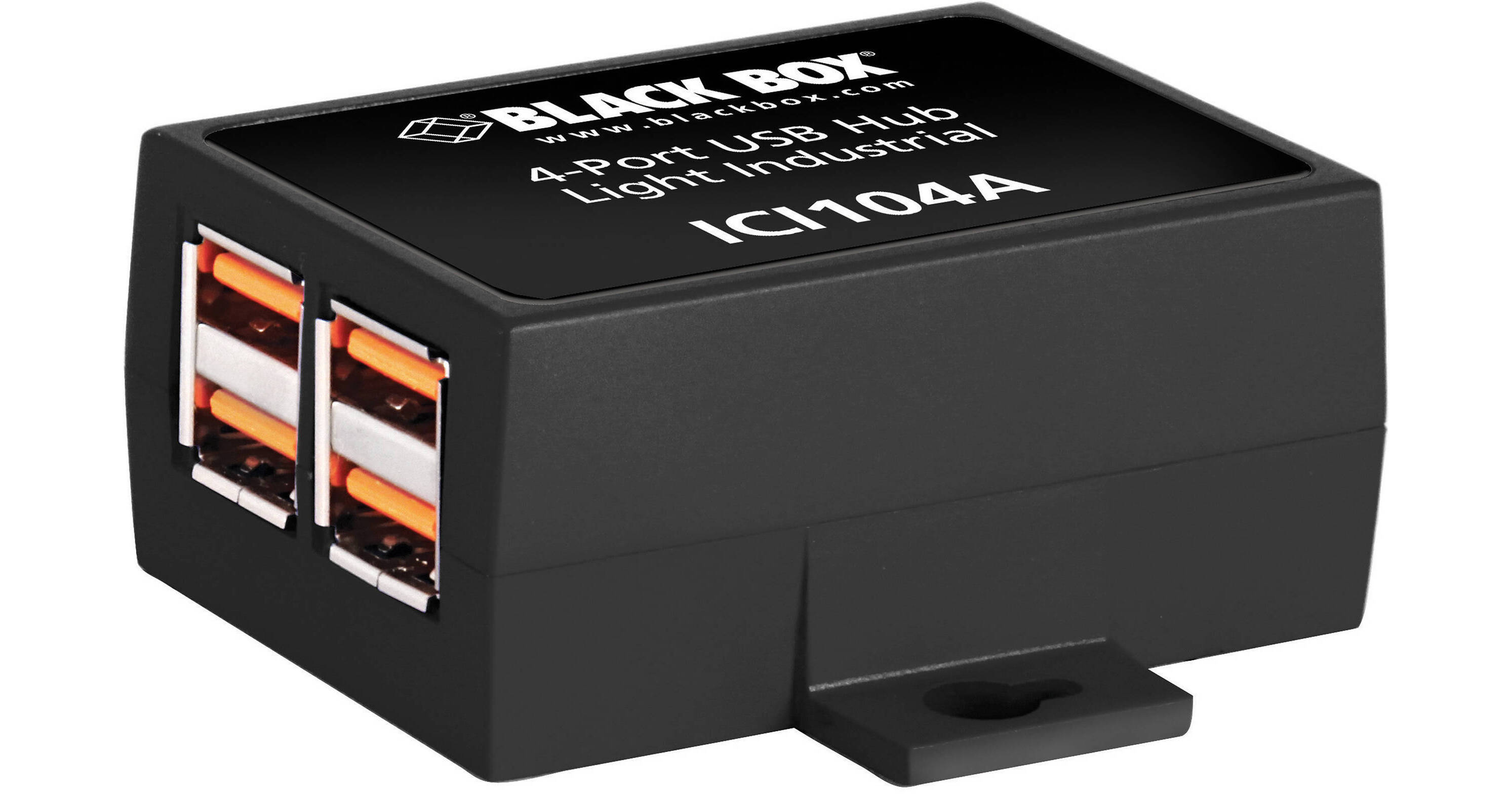 Usb Ii R04 Box Black Box ICI104A 4-Port Industrial USB 2.0 Hub ICI104A B&H
