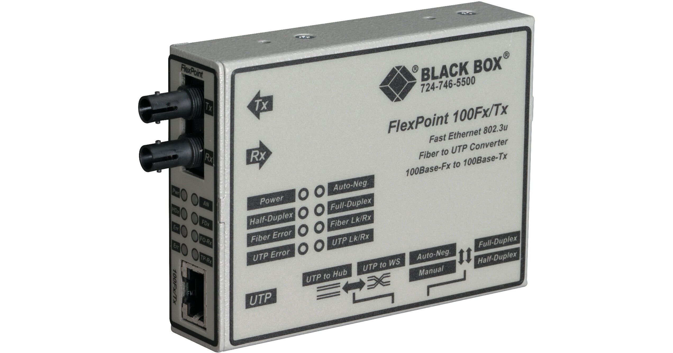 Black Box LMC213A-SMSC-R2 FlexPoint Fast Ethernet