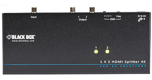 Black Box VSP-HDMI1X2-4K 4K HDMI Splitter (1 x 2) VSP-HDMI1X2-4K