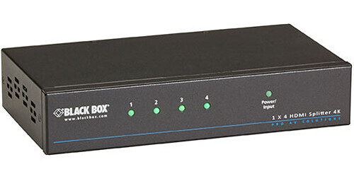 Black Box VSP-HDMI1X4-4K 4K HDMI Splitter (1 x 4) VSP-HDMI1X4-4K