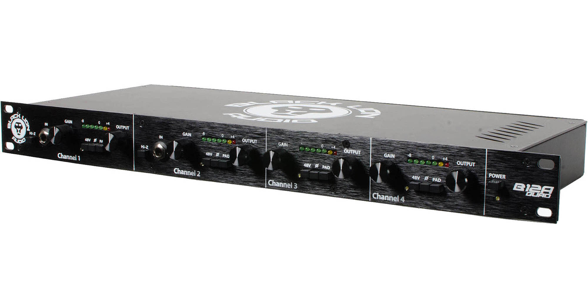 Black Lion Audio B12A Quad 4-Channel Preamp with Mic B12A QUAD