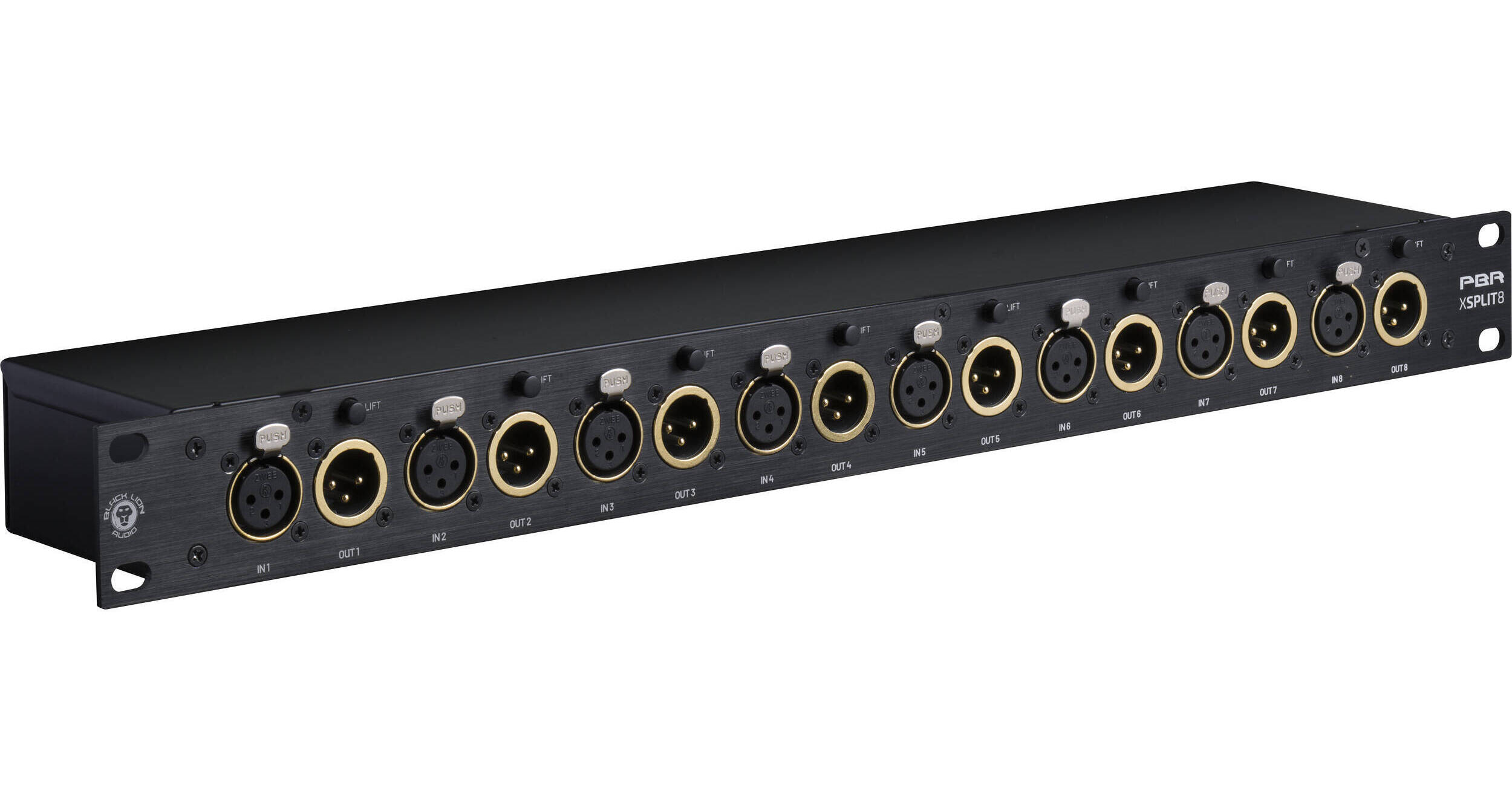 Black Lion Audio PBR XSplit8 Passive XLR Splitter PBR XSPLIT8