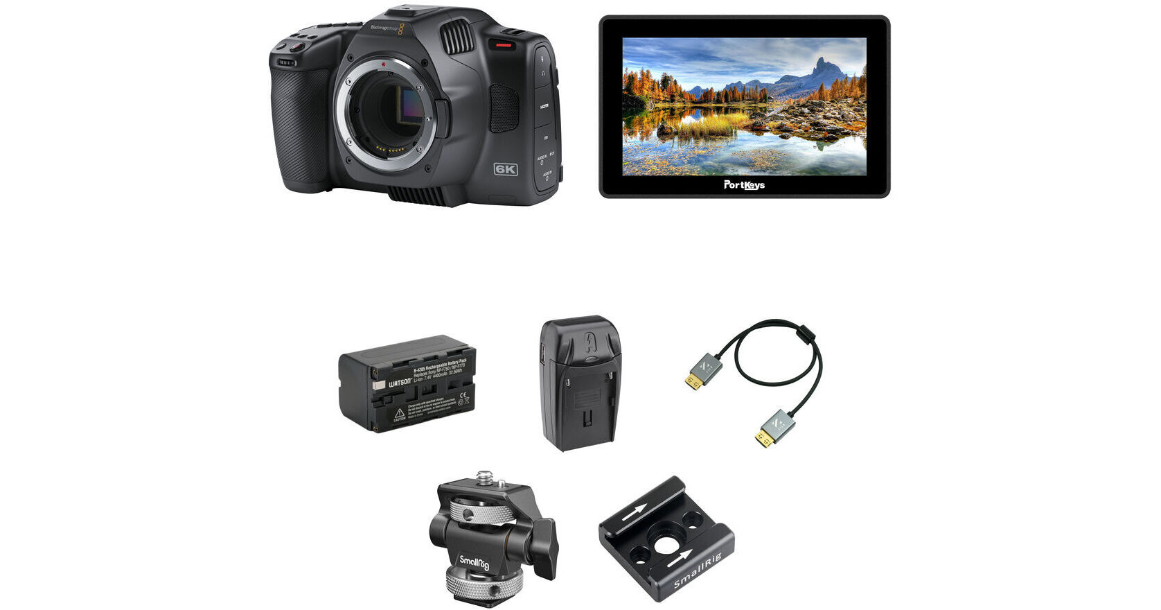 Blackmagic Design Pocket Cinema Camera 6K G2 with Monitor