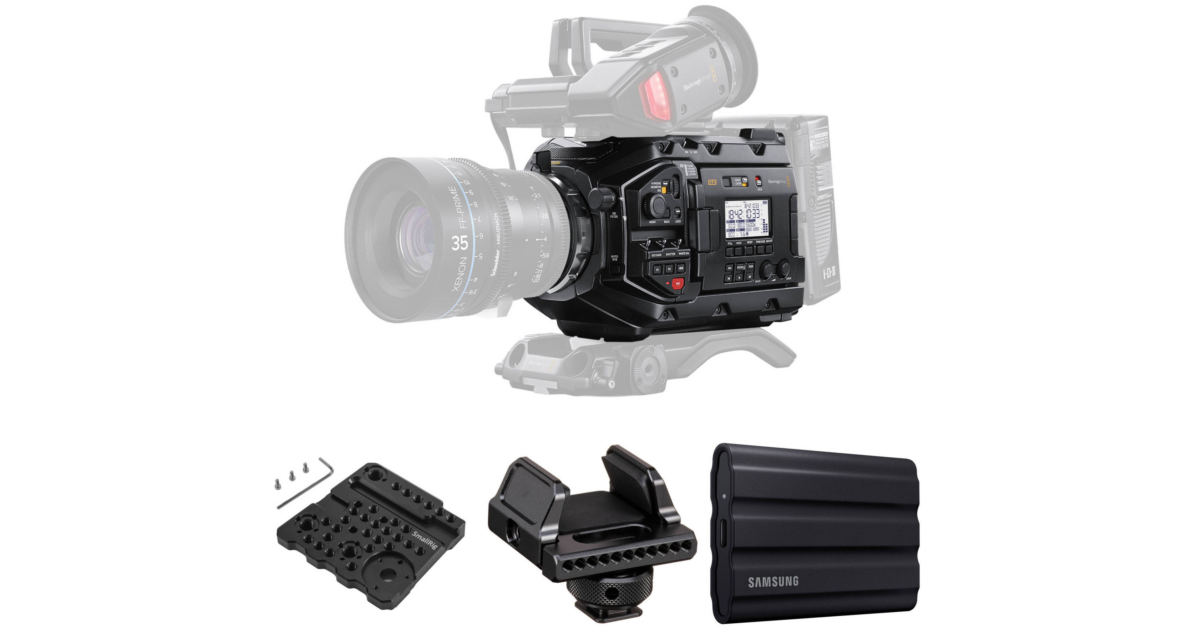 Blackmagic Design URSA Mini Pro 4.6K G2 with Side Plate & 2TB