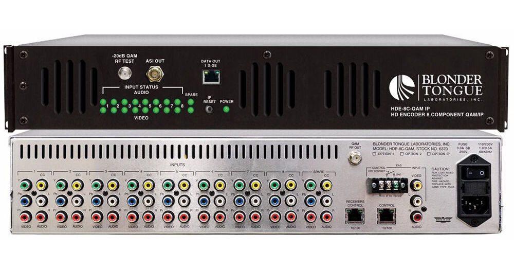 Blonder Tongue HDE-8C-QAM/IP Component and HDE-8C-QAM/IP B&H