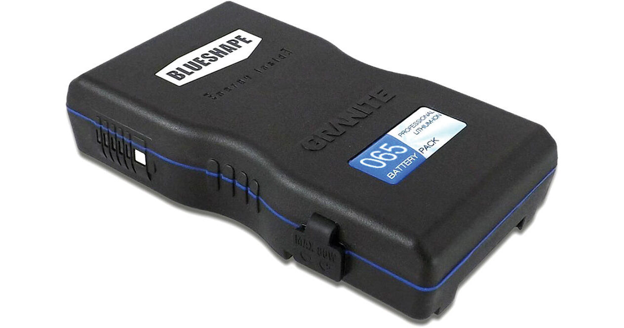BLUESHAPE BV065 GRANITE 14.8V V-Mount Lithium-I BLS-BV065 B&H