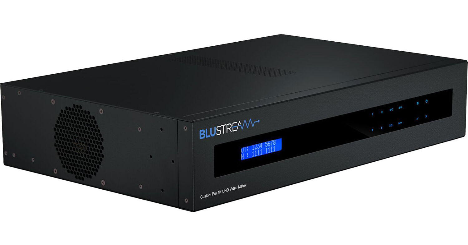 Blustream Custom Pro 4x8 HDBaseT CSC Matrix (2 RU) PRO48HBT70CS