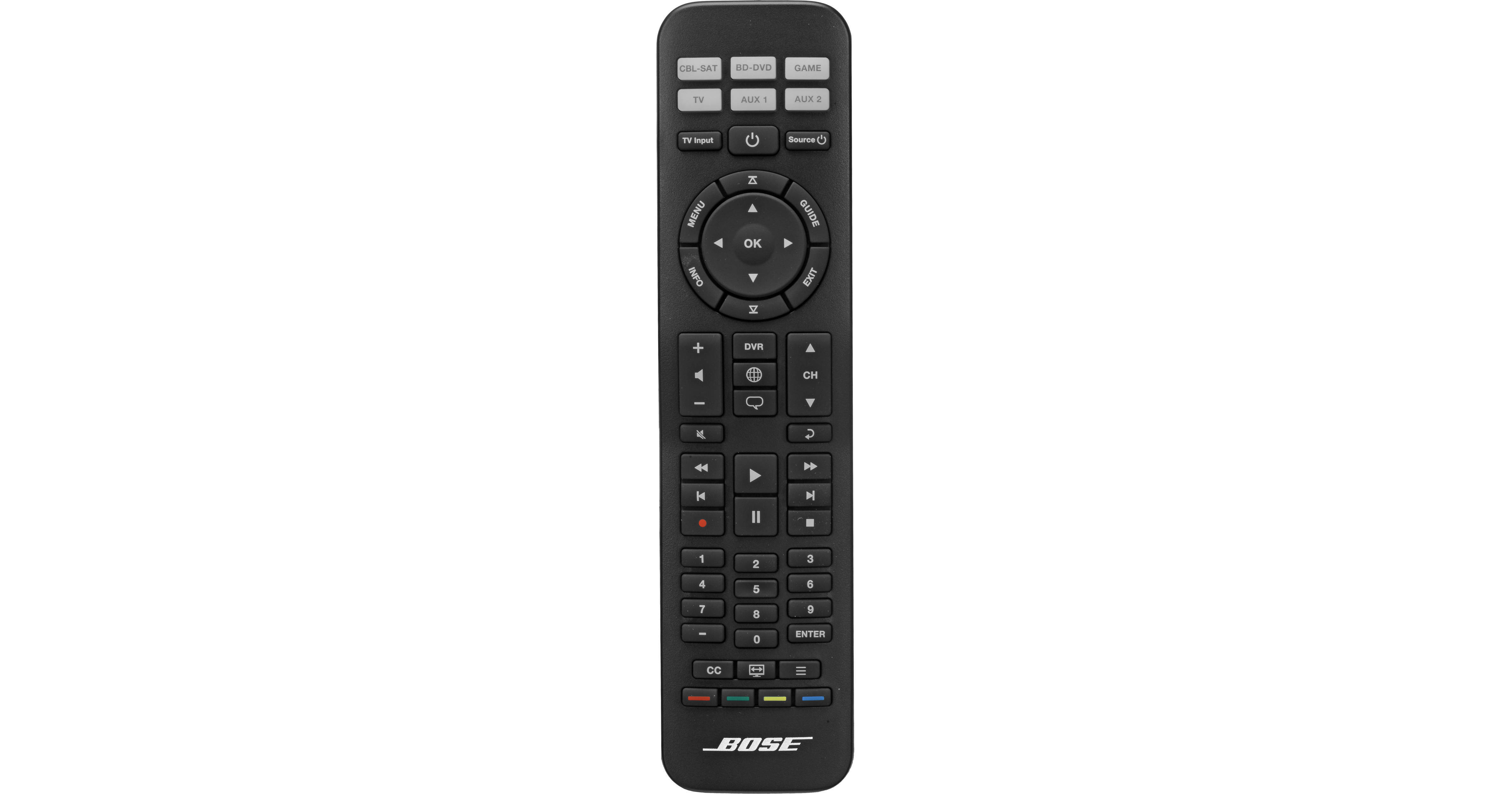 Bose RC-PWS II Universal Remote Control (Black) 714924-0010 B&H
