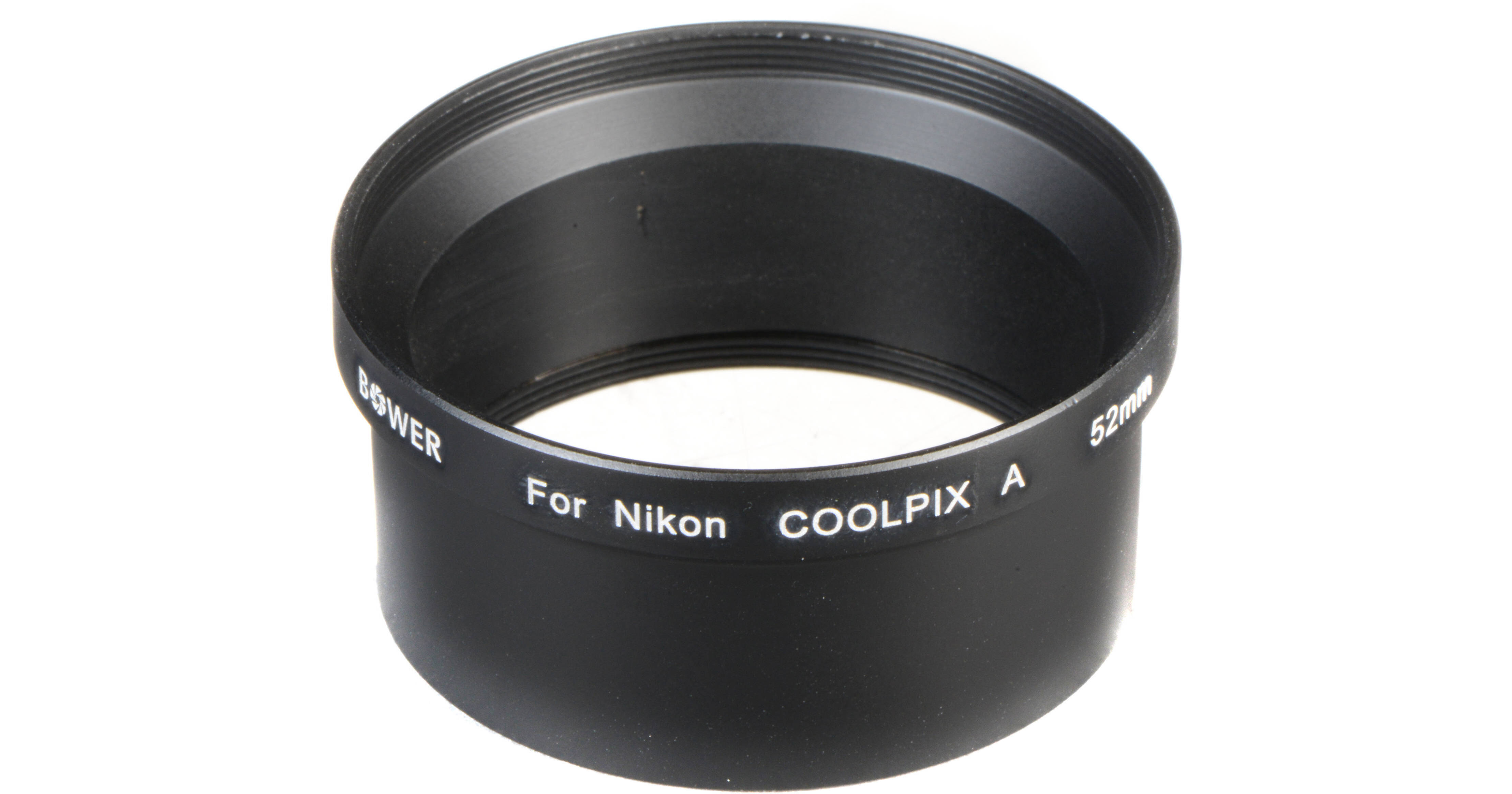 STEP UP Anello Adattatore Da 38mm A 52mm Per Filtri E Accessori Ottici, Compatibile Con Obiettivi Canon, Nikon, Sony, Fujifilm E Altri, Alluminio Nero