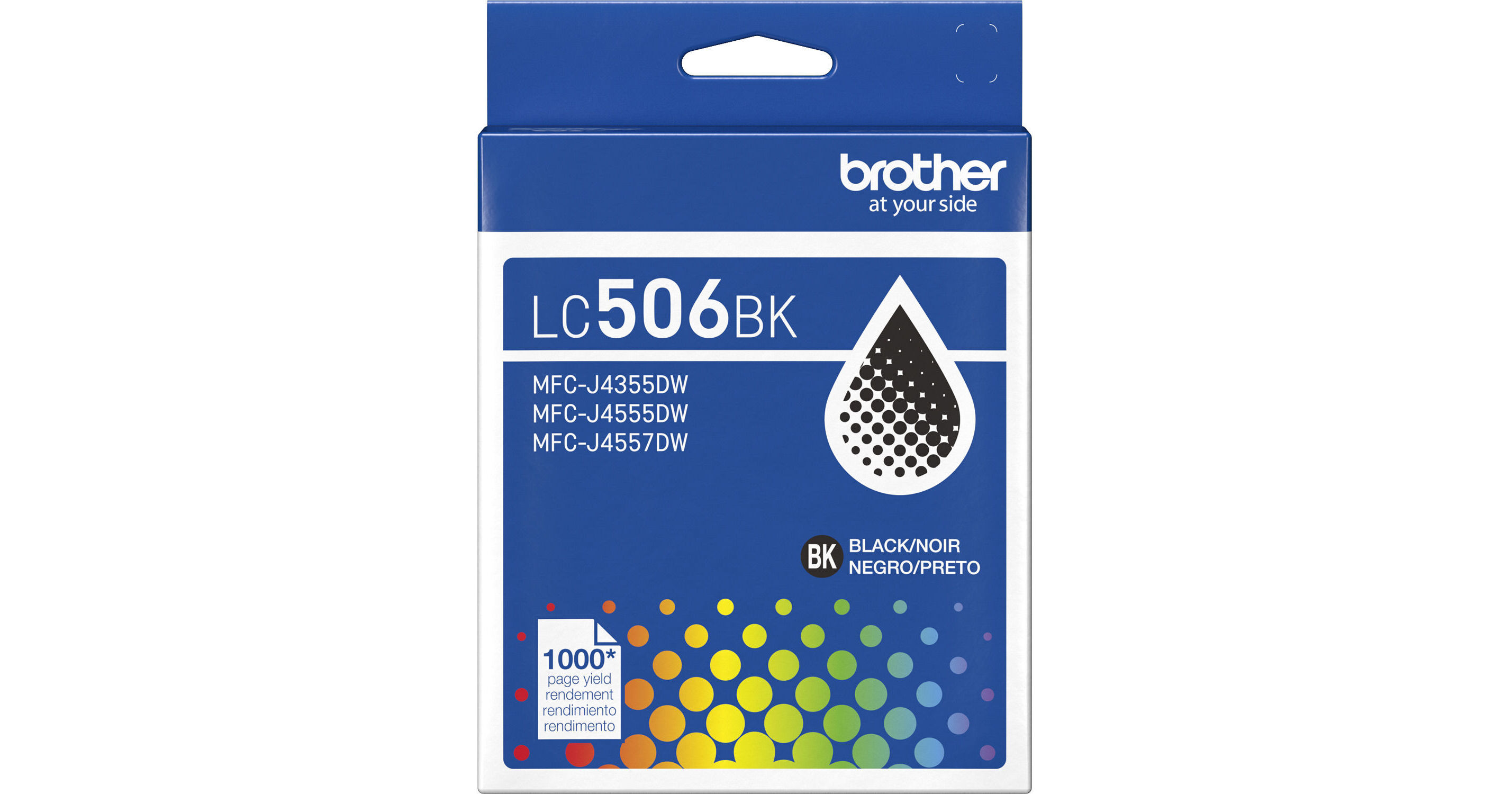 LC506BKS - Cartouche jet d'encre originale Brother Noire (1 000 pages) main image 1