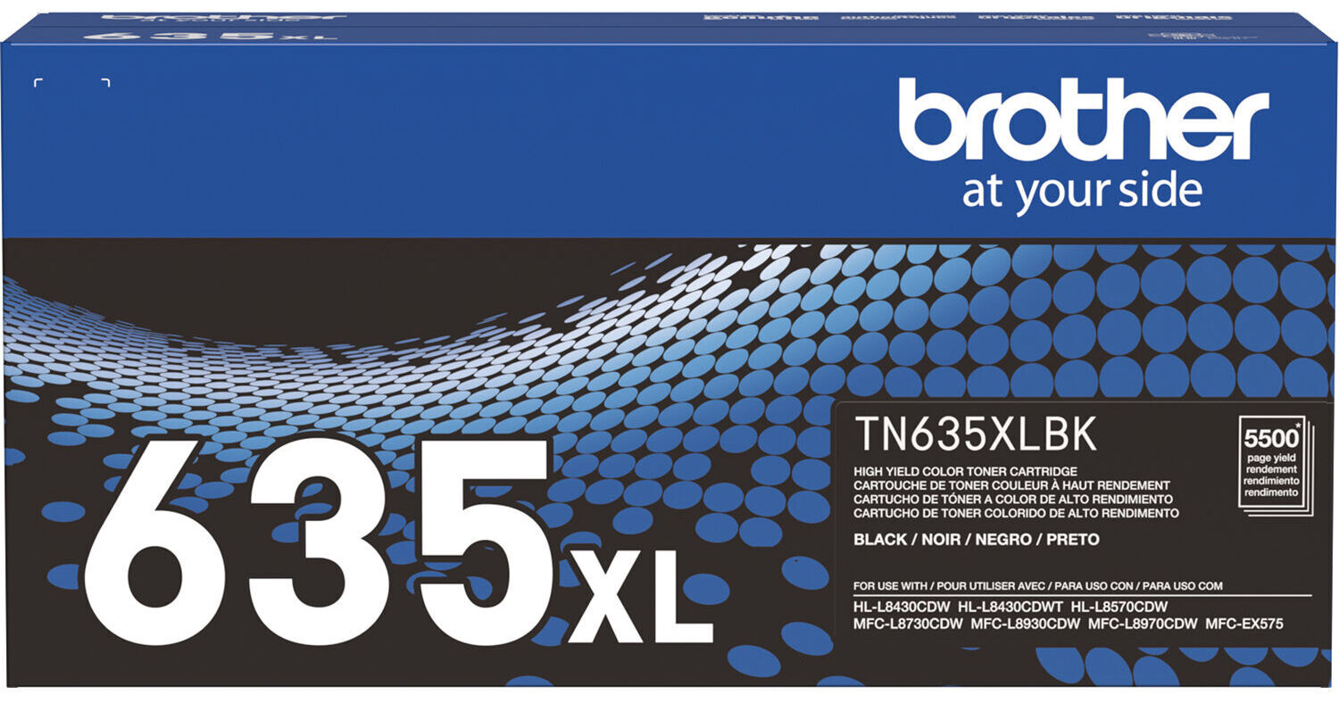 Brother Genuine High Yield TN635XL Toner (Black) TN635XLBK B&H