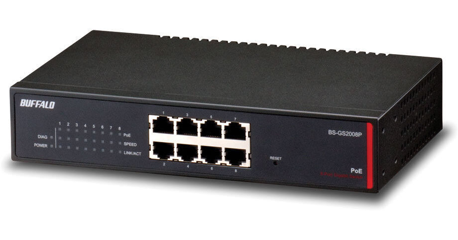 Buffalo BS-GS2008P 8 Gigabit PoE Smart Switch BS-GS2008P B&H