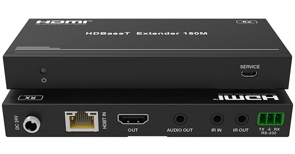 BZBGEAR UHD 4K HDBaseT Receiver for 4K60 BG-MC-EXT-HDBT150-RX