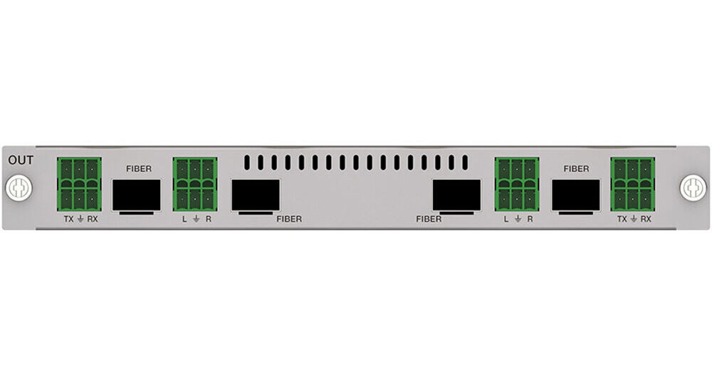 BZBGEAR 4-Ch Fiber Output Card with Seamless BG-MC-OUT-FIBER-2K