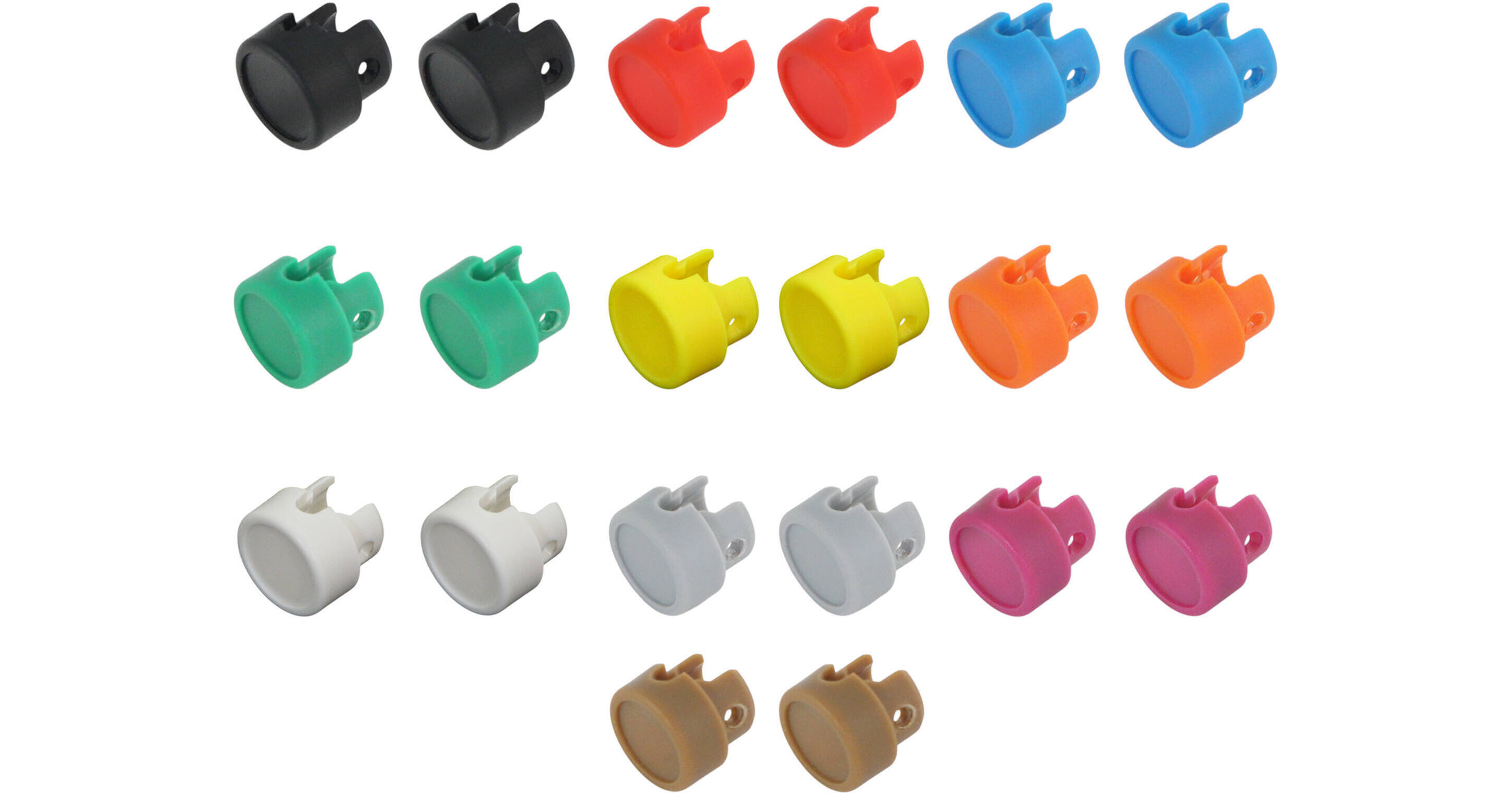 Using Colour Cap Cable Techniques Color Cap Sets for Low-Profile CT-LP14-CAP-SET