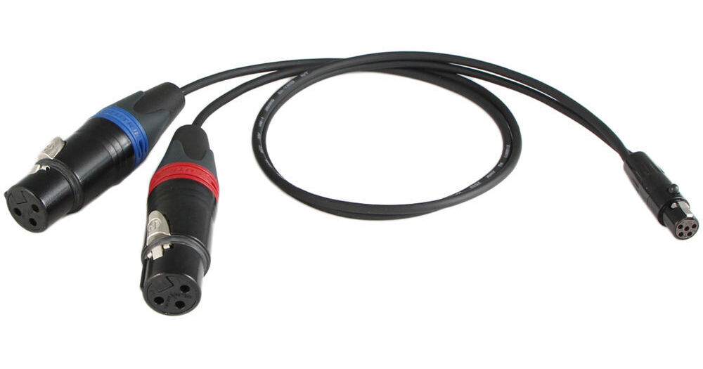 Cable Techniques XLR-3F Y Cable for Sound Devices CT-X3YF-T5-24