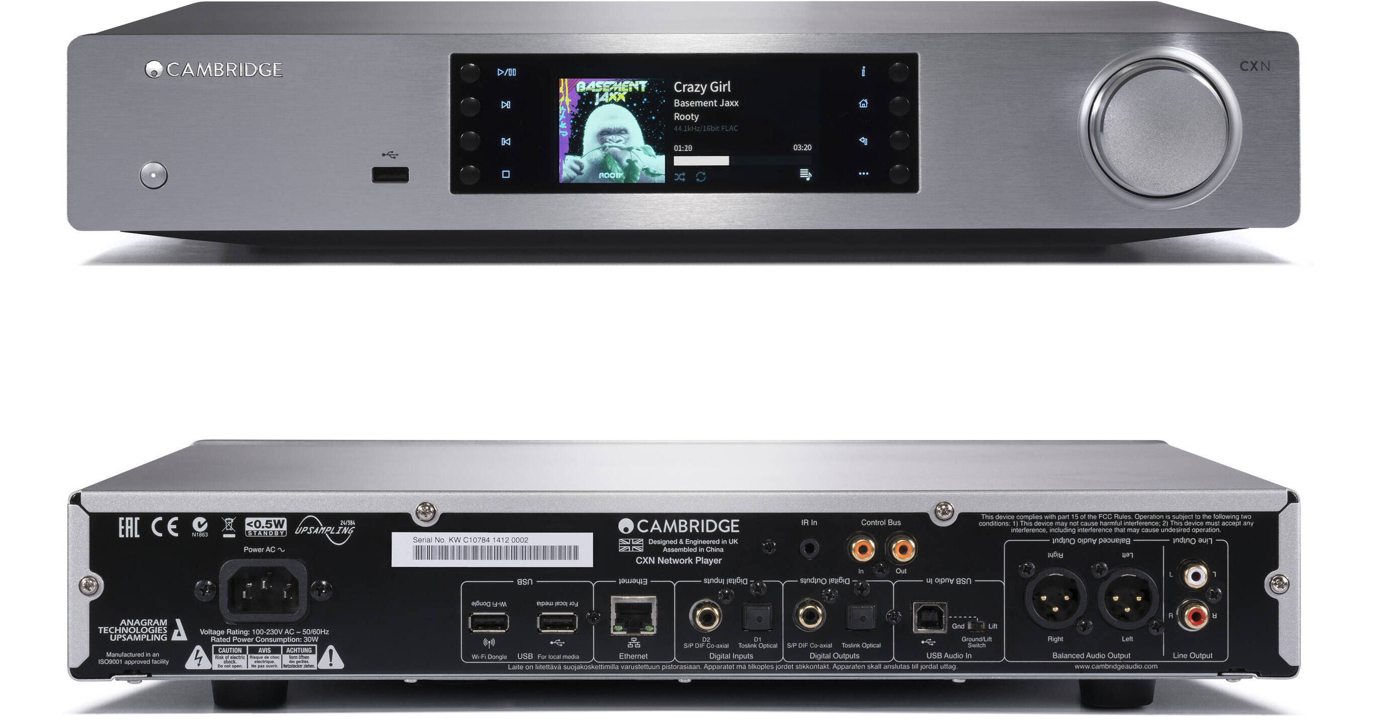 Cambridge Audio CXN V2 Network Audio Player (Silver) C11021K B&H