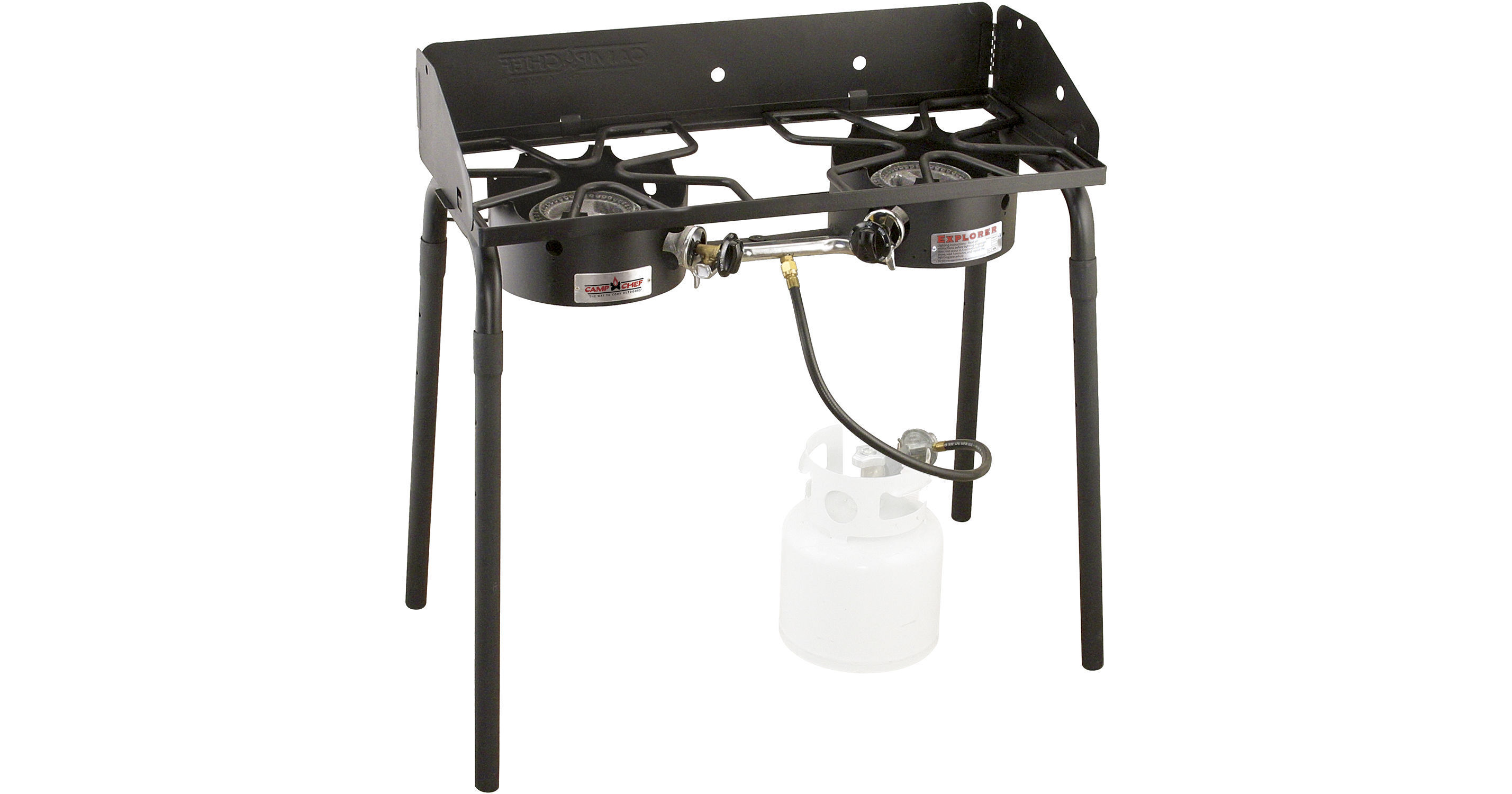Camp Chef Explorer EX60LW 2-Burner Propane Stove – 30,000 BTU, Heavy-Duty Outdoor Cooking