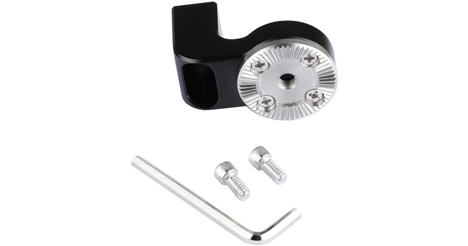 Adaptateur Rosette Avec Serrage De Tige - Compatible M6, Ø31.8 Mm - Pour Cage Caméra, Support Rig - CNC Aluminium - 7