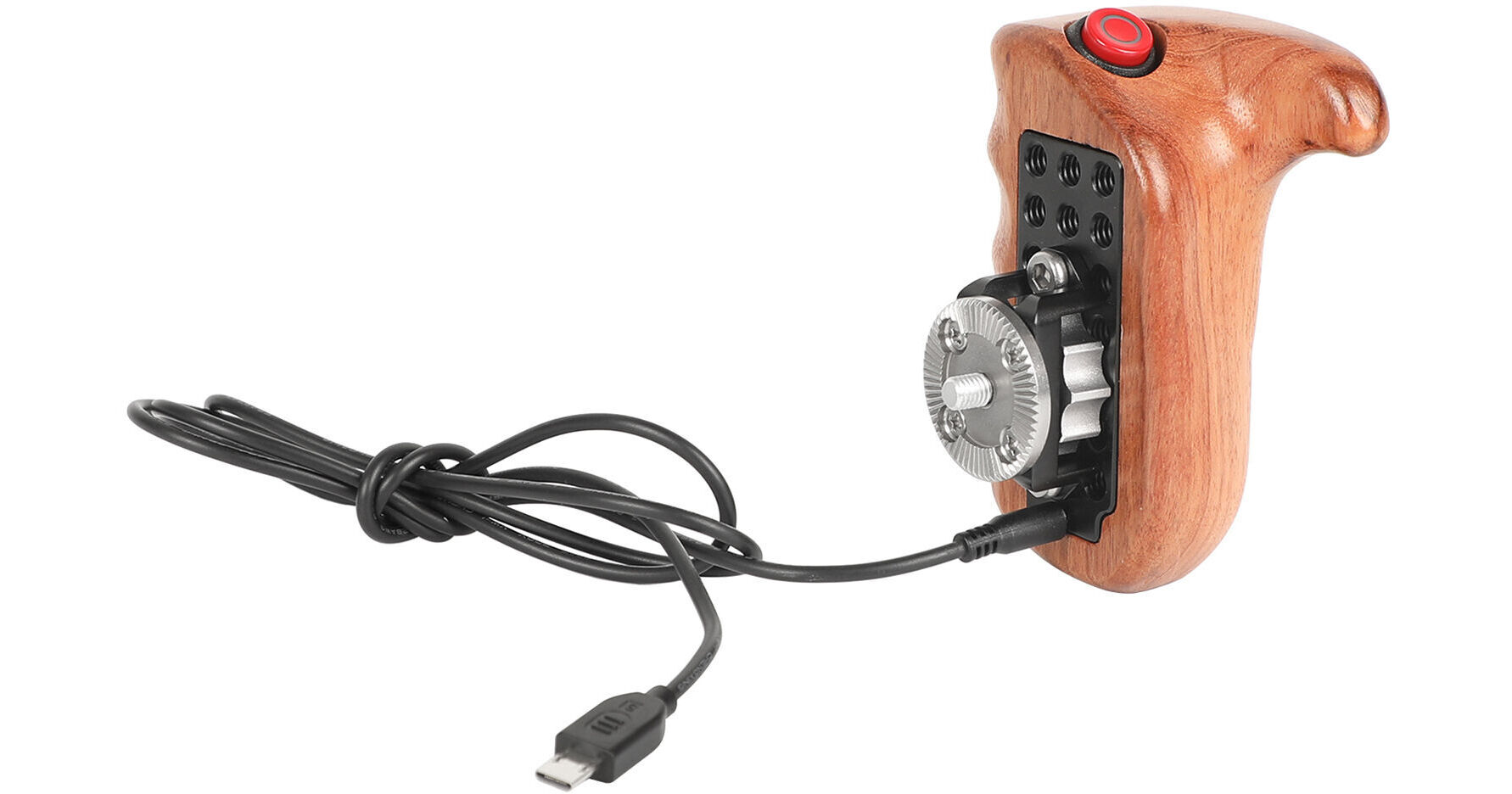 CAMVATE Right-Side Wooden Trigger Handgrip with Sony C2631 B&H