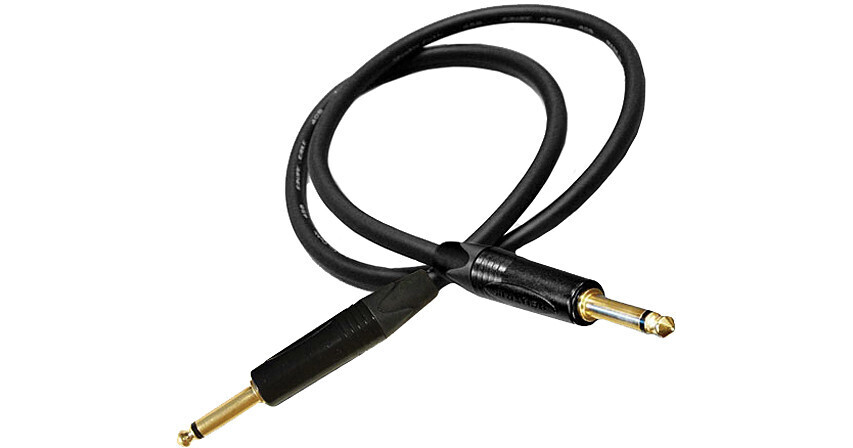 Canare GS-6 Guitar Cable with Neutrik Straight Plug CAGS6TSTS10