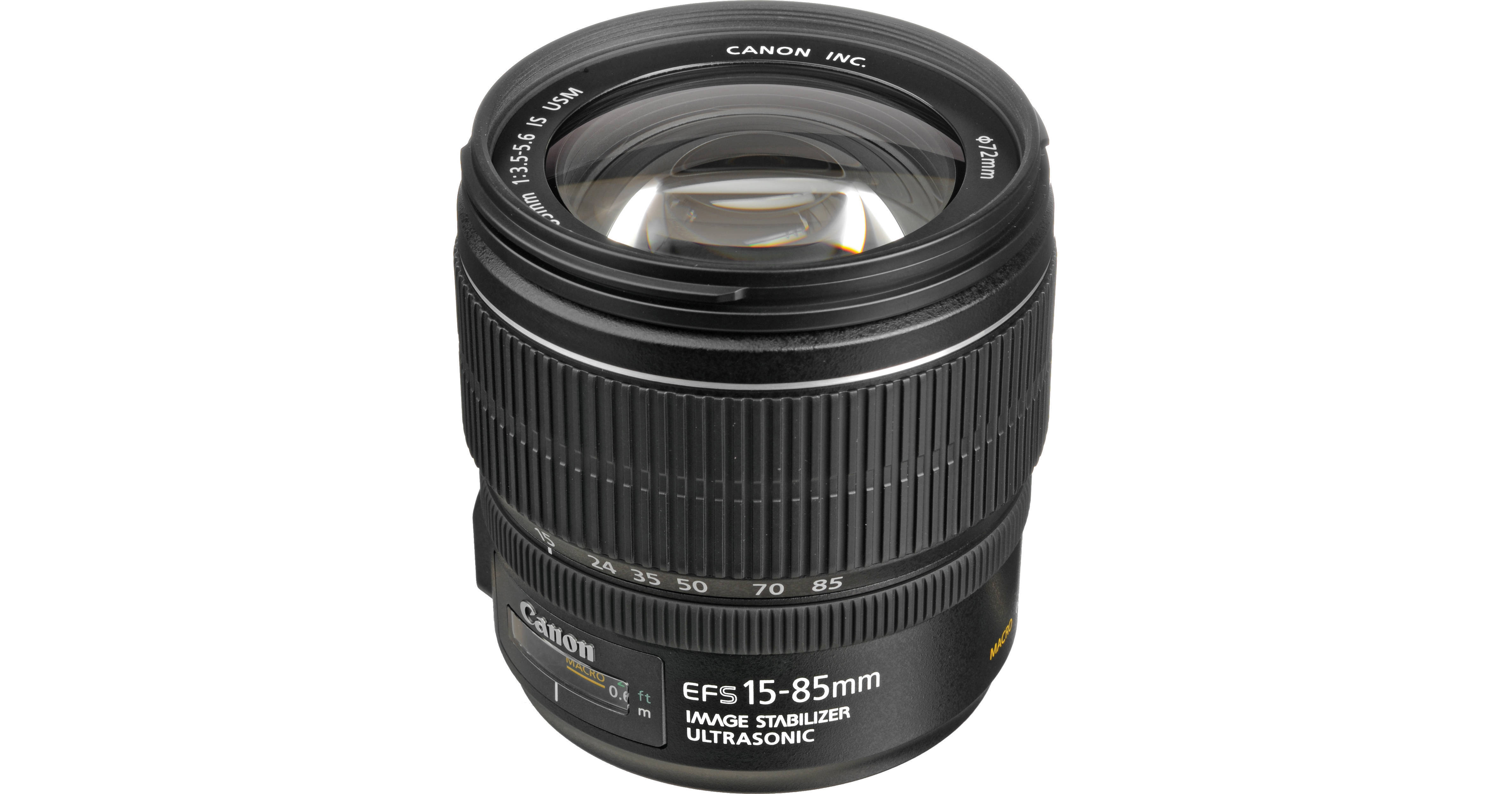 Used Canon EF-S 15-85mm f/3.5-5.6 IS USM Lens 3560B002 B&H Photo Used Canon EF-S 15-85mm f/3.5-5.6 IS USM Lens 3560B002 B&H Photo